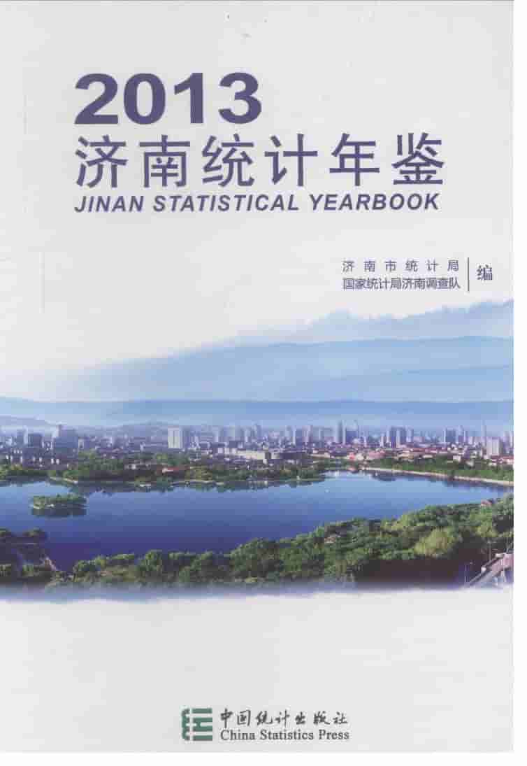 2013年济南统计年鉴封面