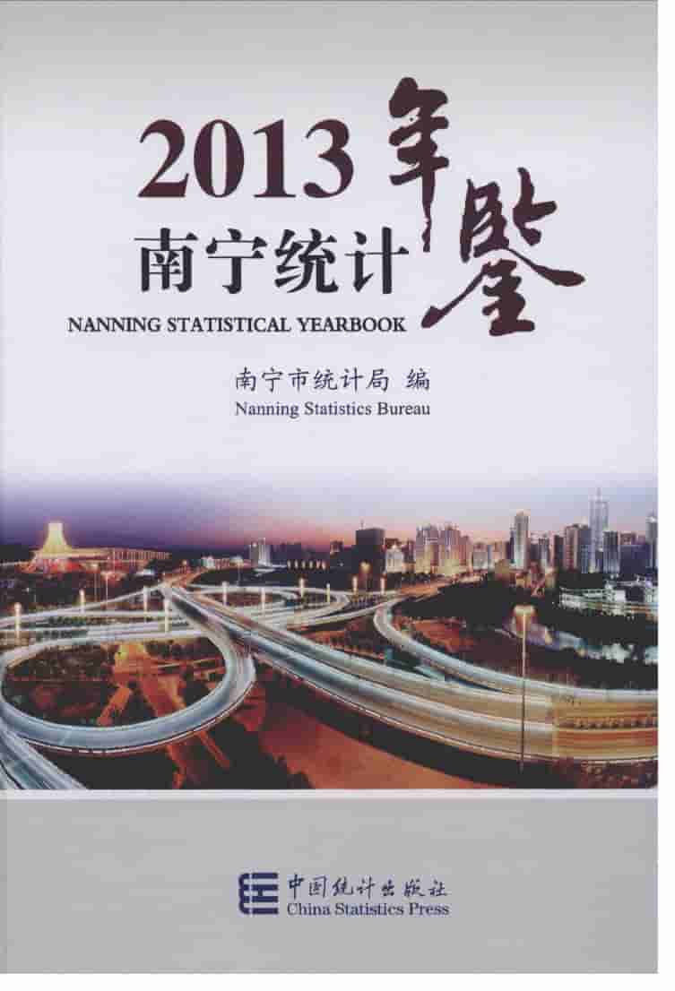 2013年南宁统计年鉴封面