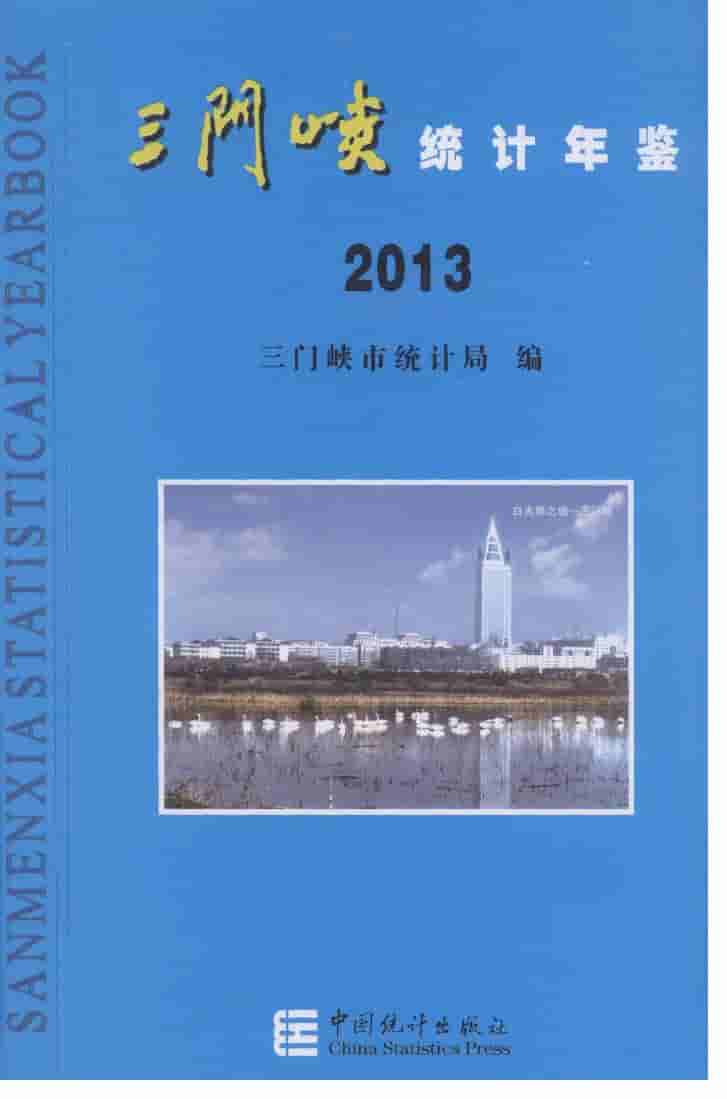 2013年三门峡统计年鉴封面
