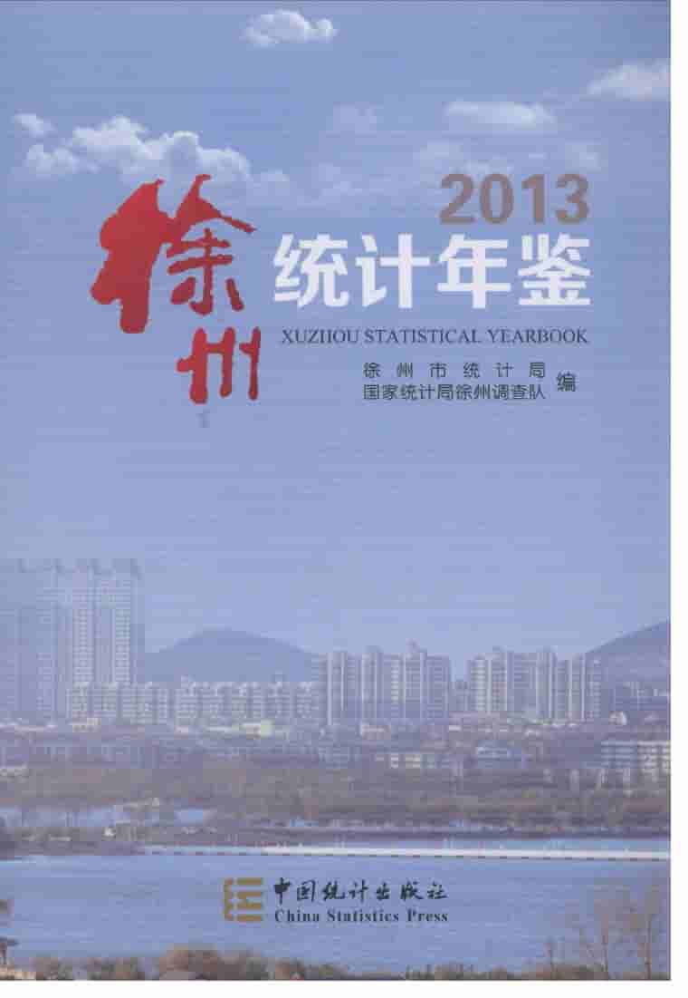 2013年徐州统计年鉴封面