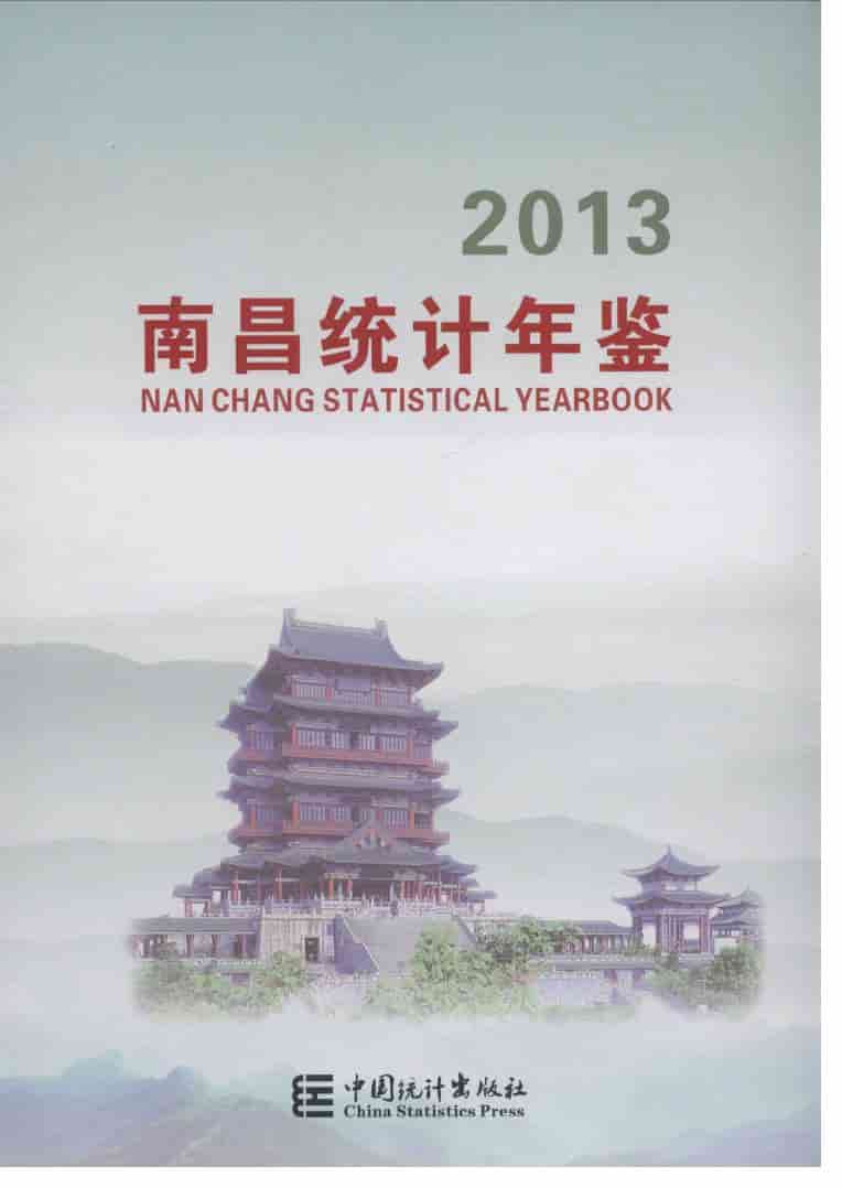 2013年南昌统计年鉴封面