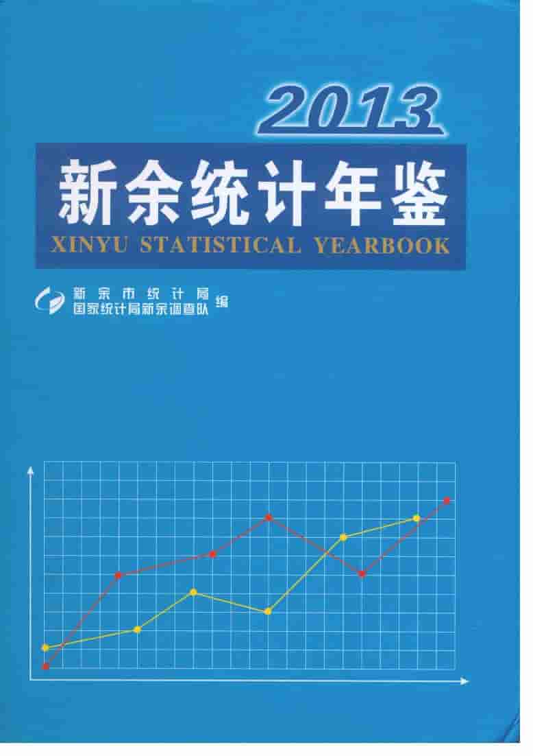 2013年新余统计年鉴封面
