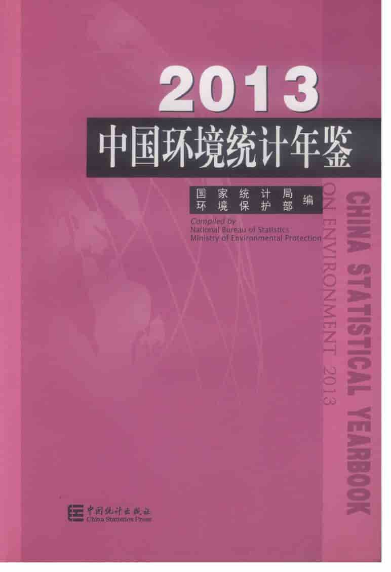 2013年中国环境统计年鉴封面