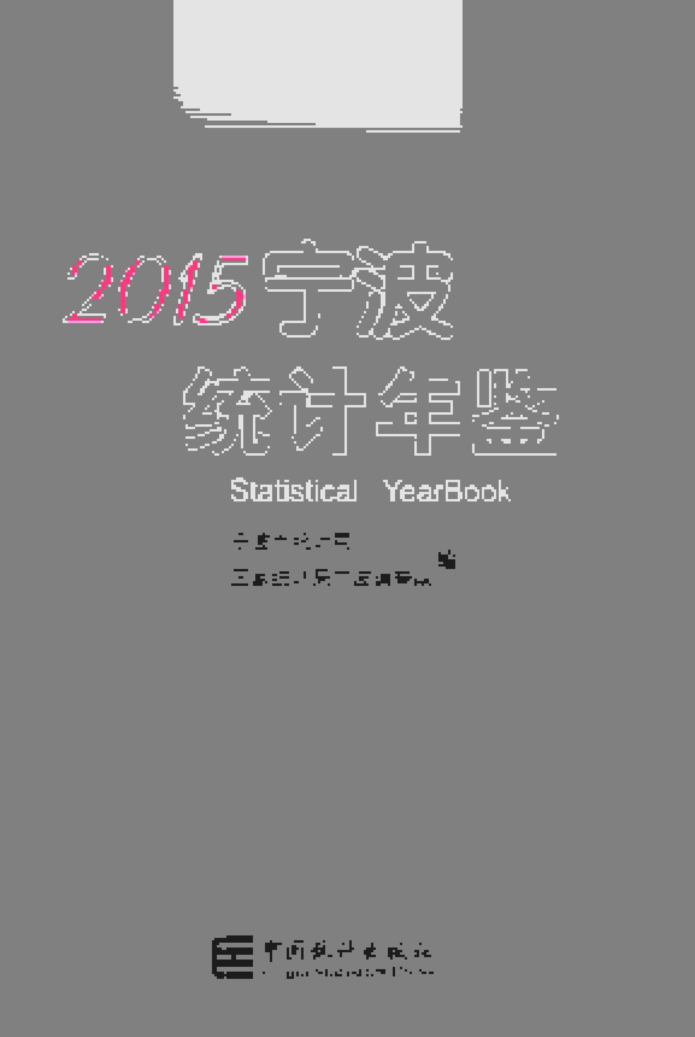 2015年宁波统计年鉴封面