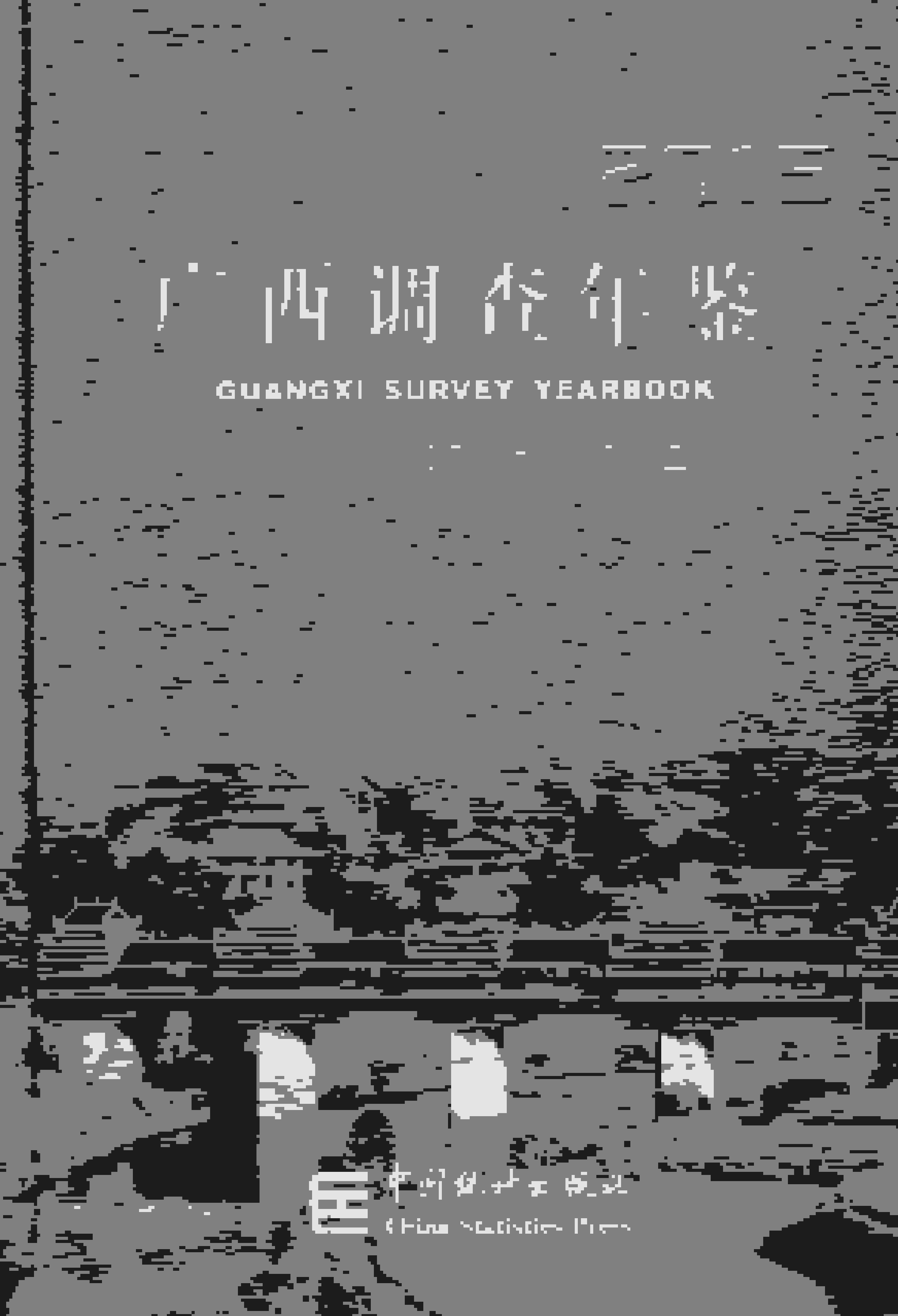 2015年广西调查年鉴封面