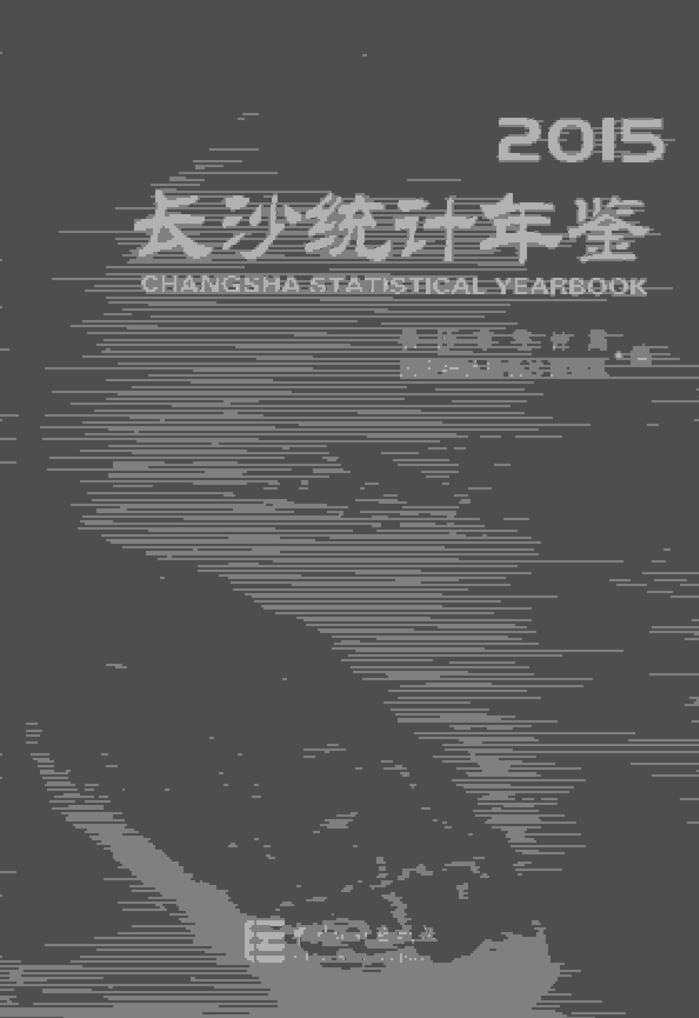 2015年长沙统计年鉴封面