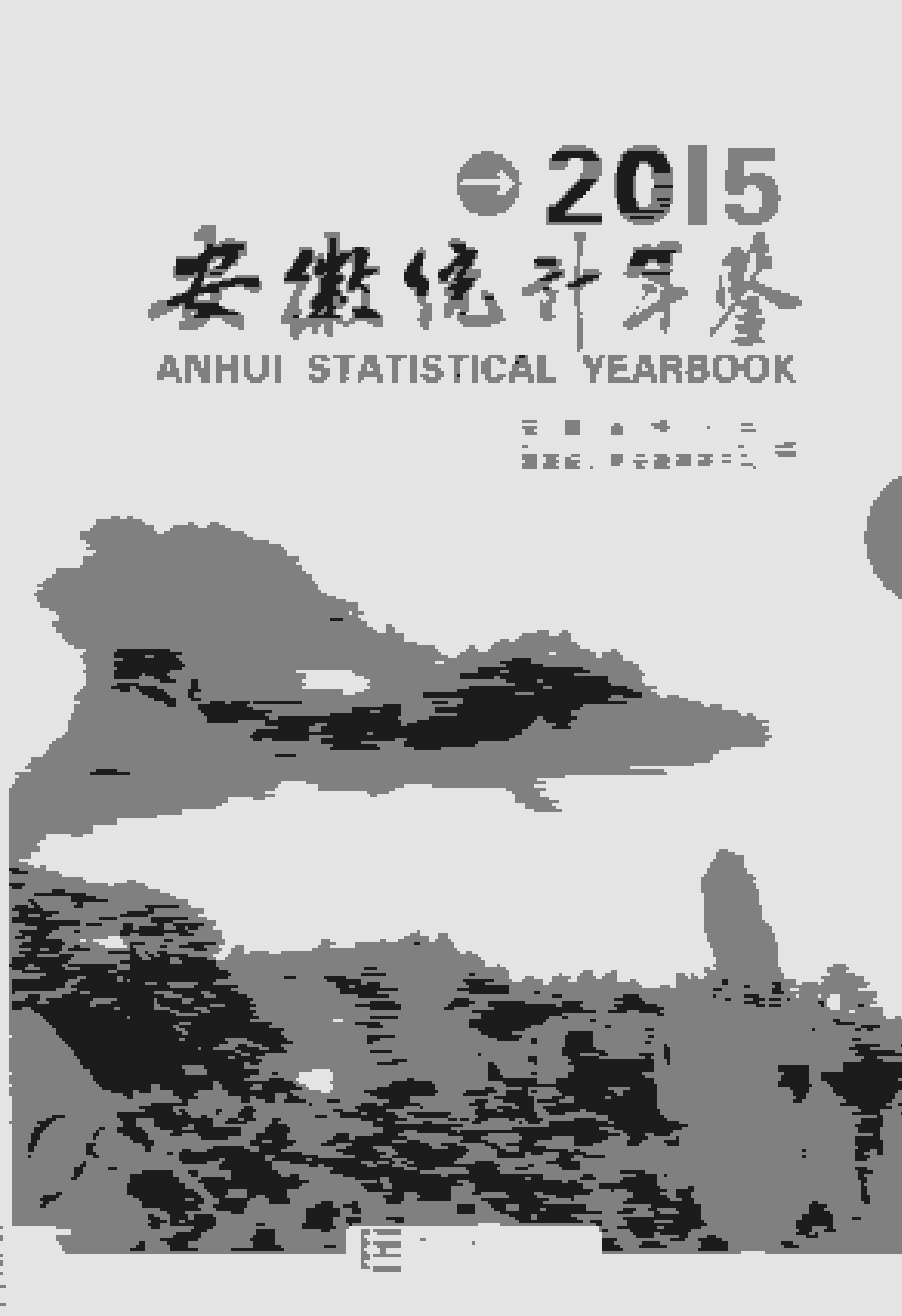 2015年安徽统计年鉴封面
