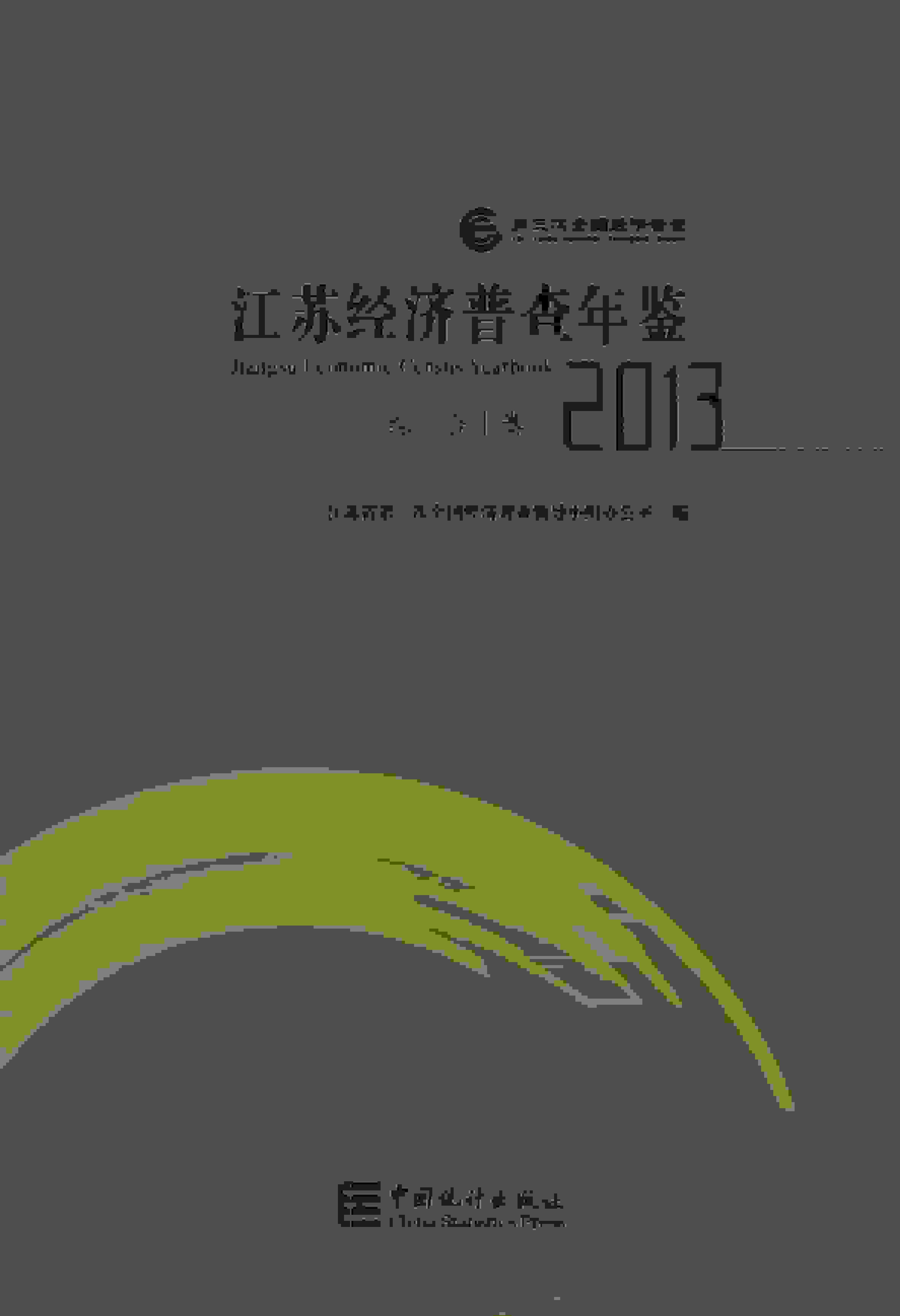 2013年江苏经济普查年鉴封面