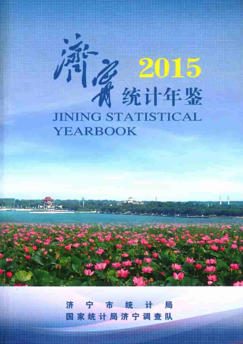 2015年济宁统计年鉴封面