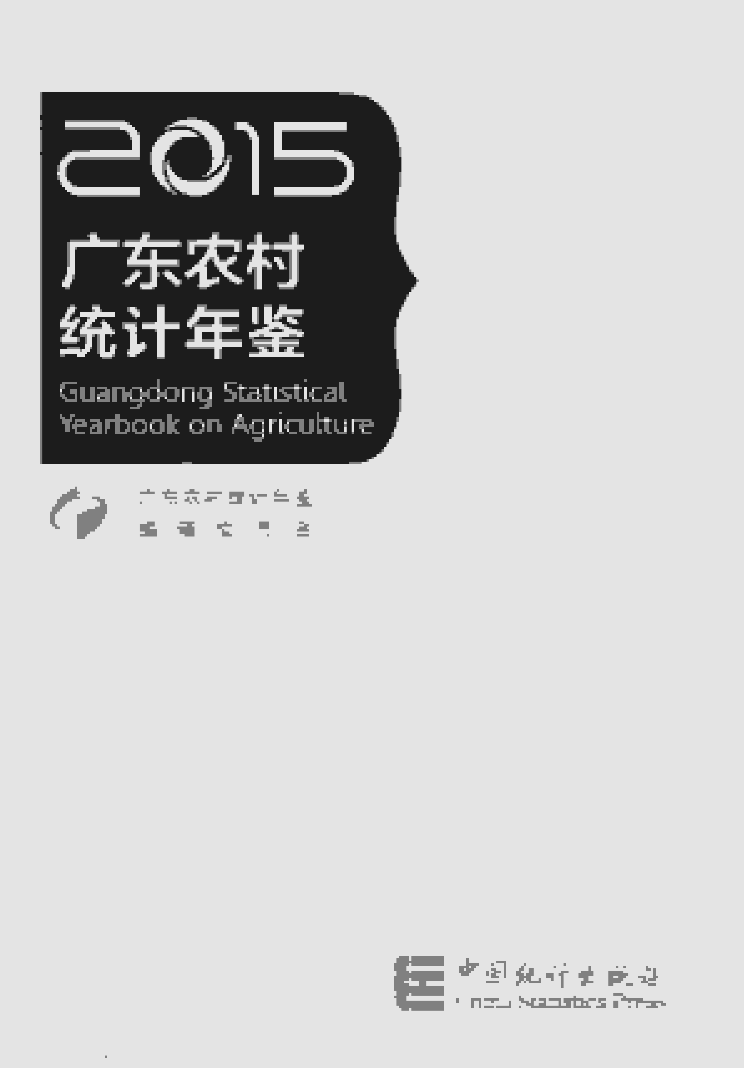 2015年广东农村统计年鉴封面