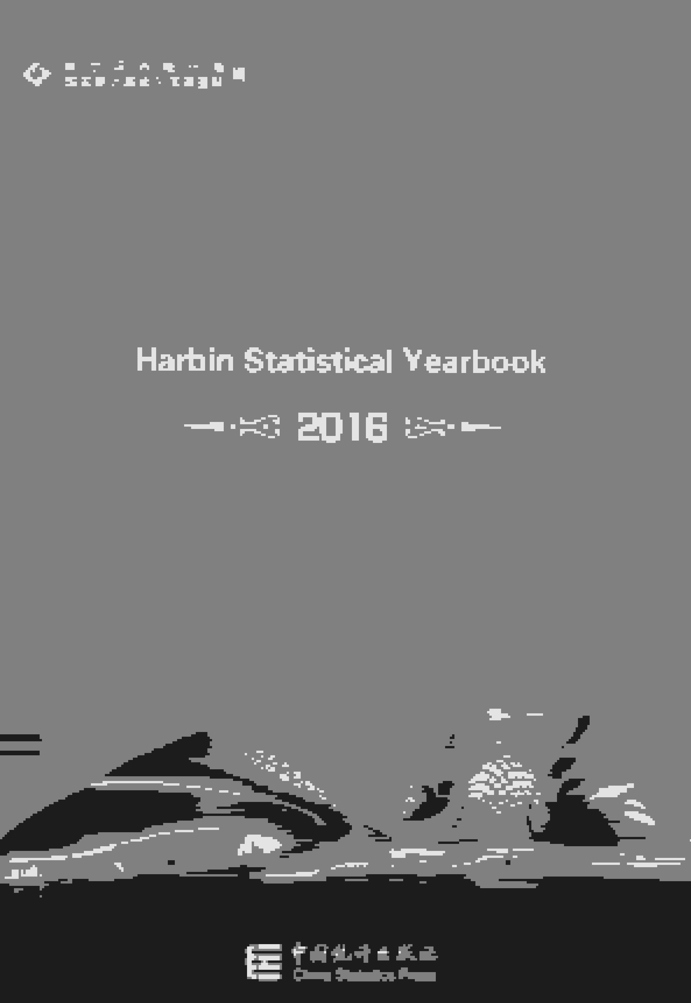 2016年哈尔滨统计年鉴封面