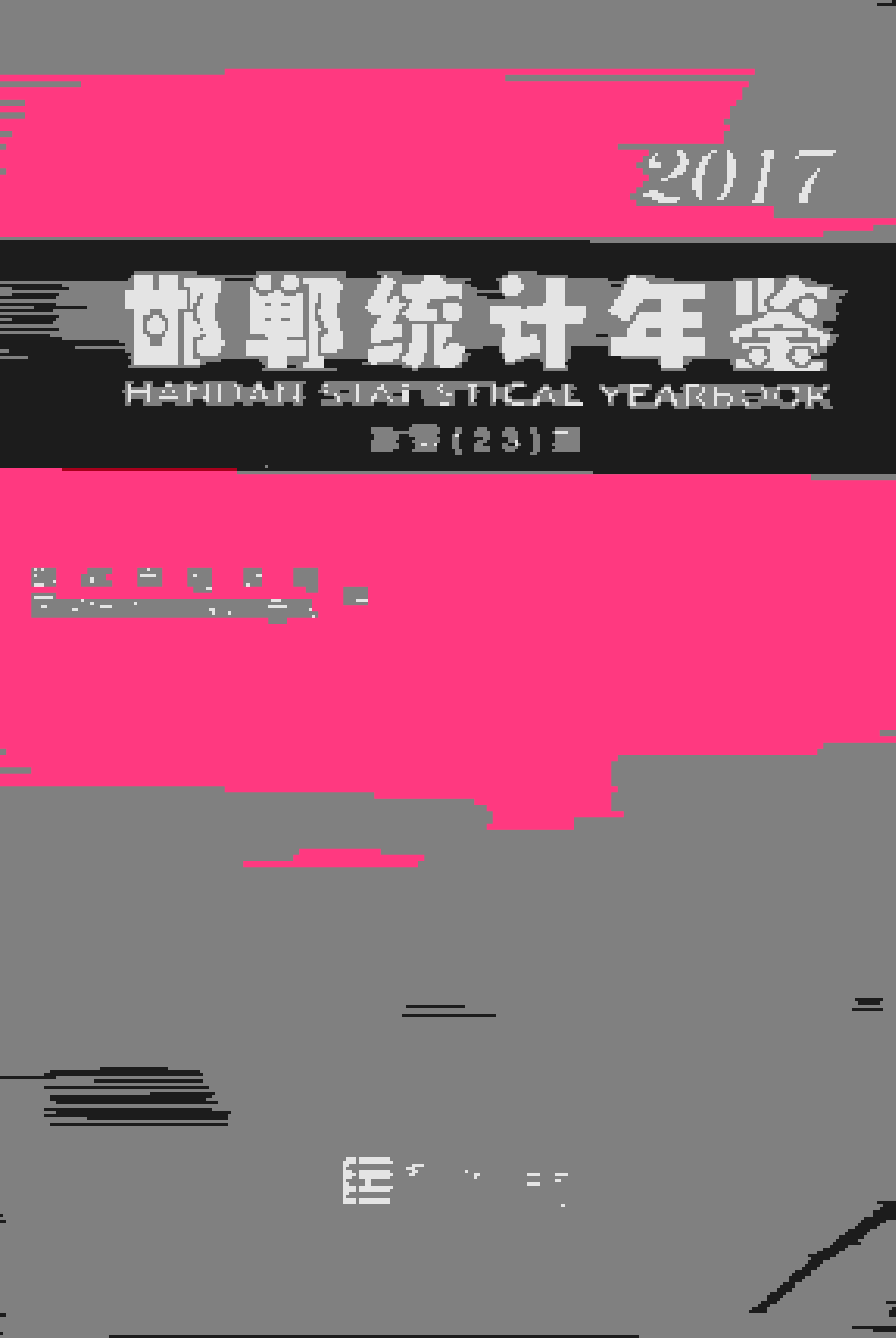2017年邯郸统计年鉴封面