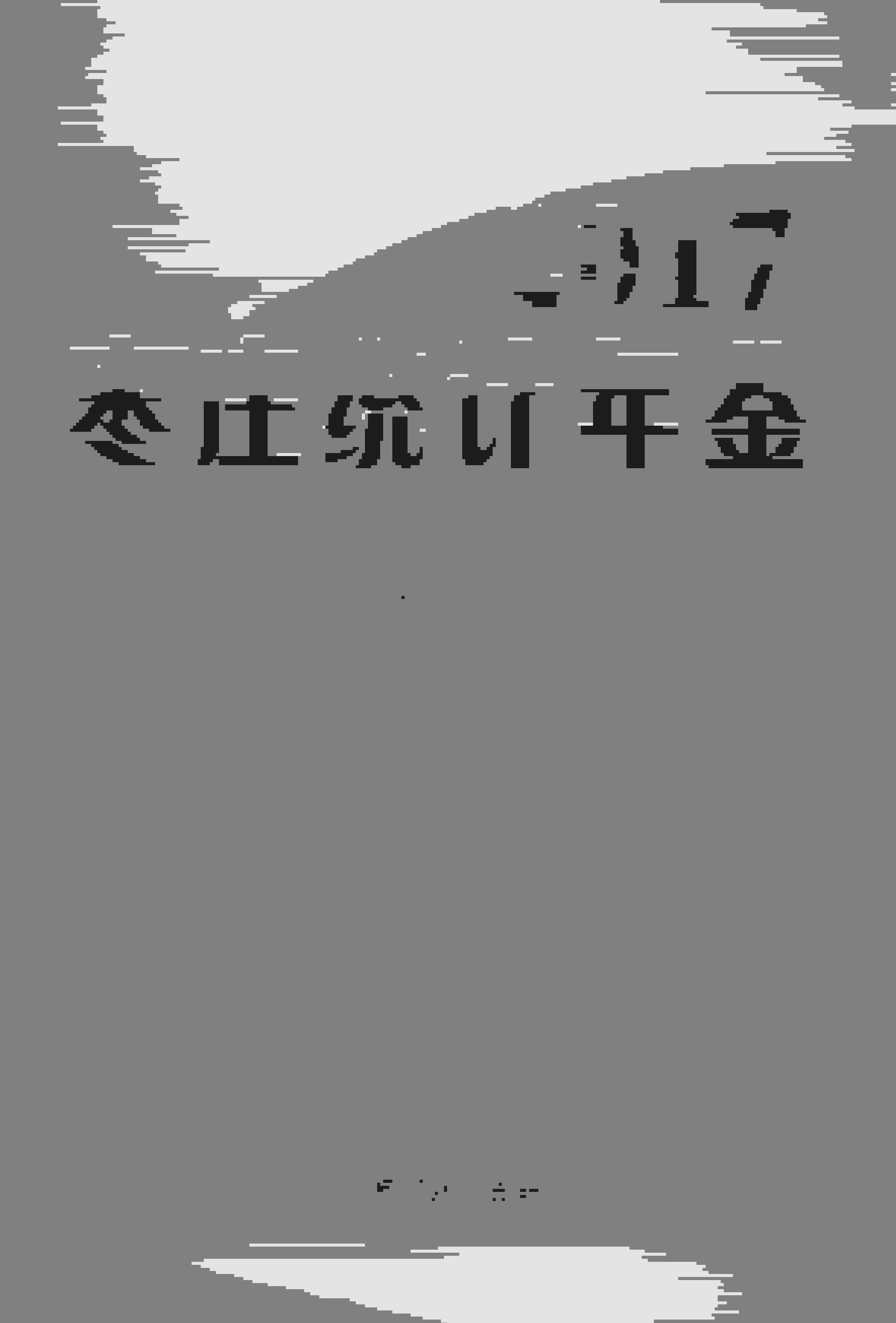 2017年枣庄统计年鉴封面