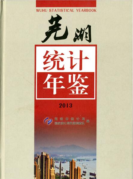 2013年芜湖统计年鉴封面