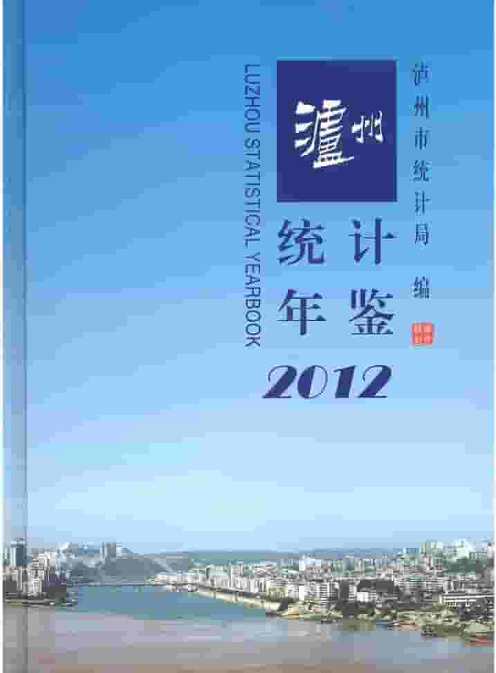 2012年泸州统计年鉴封面