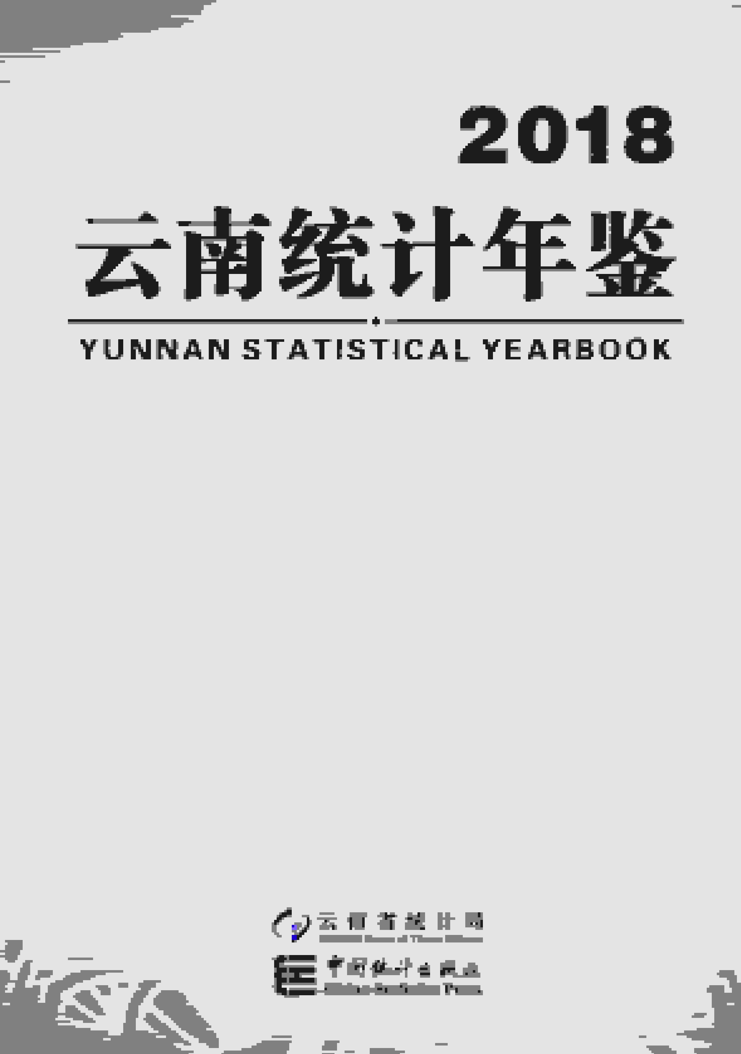 2018年云南统计年鉴封面