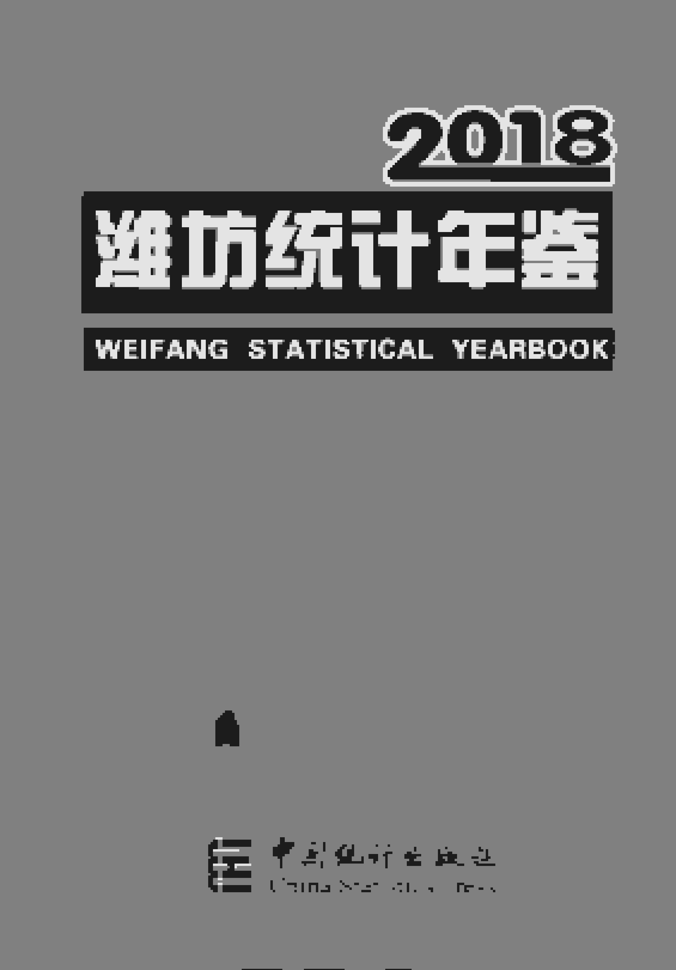 2018年潍坊统计年鉴封面