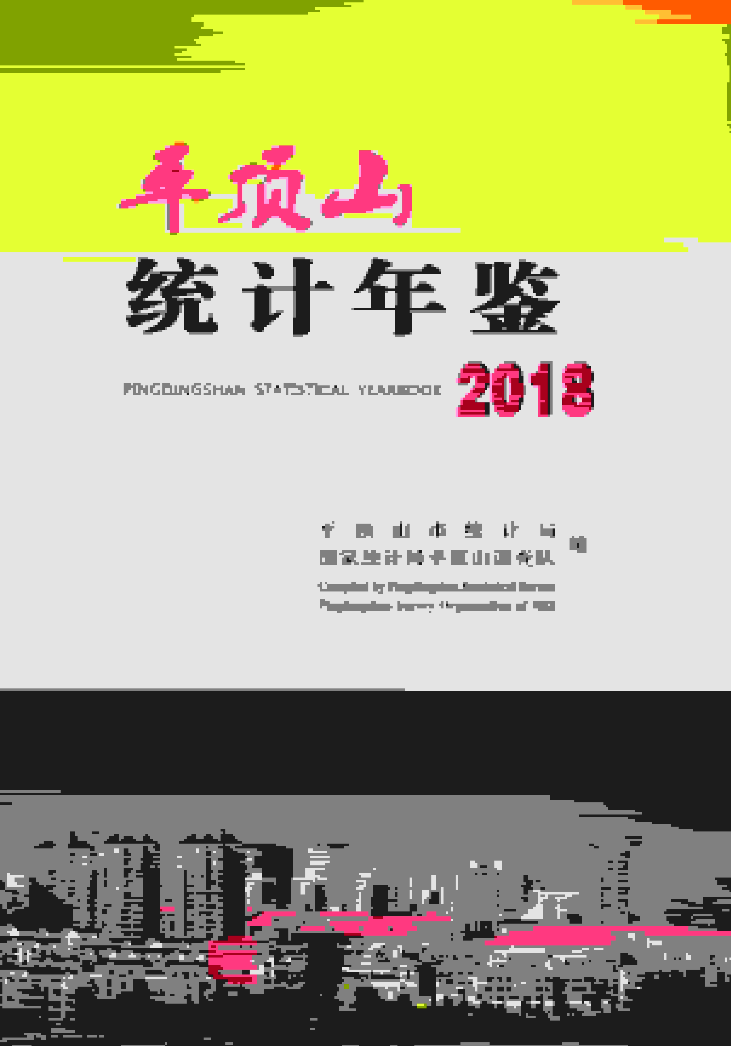2018年平顶山统计年鉴封面