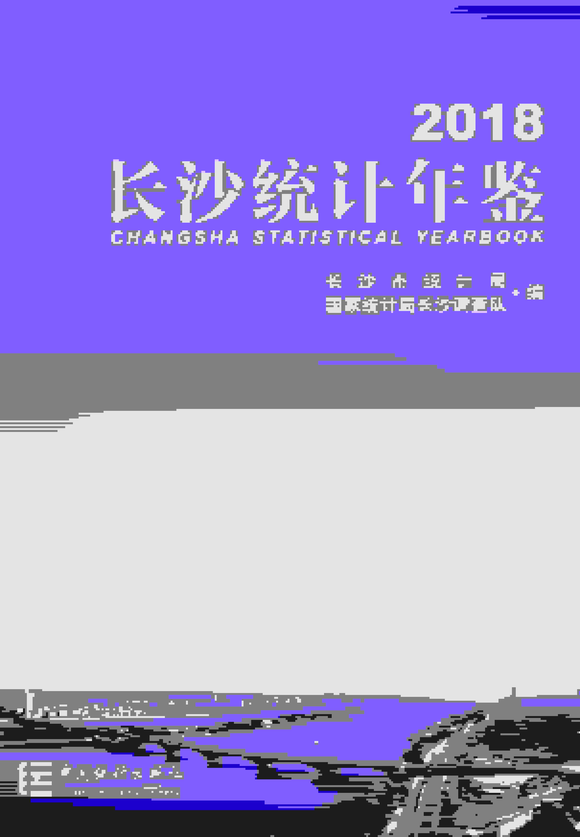 2018年长沙统计年鉴封面