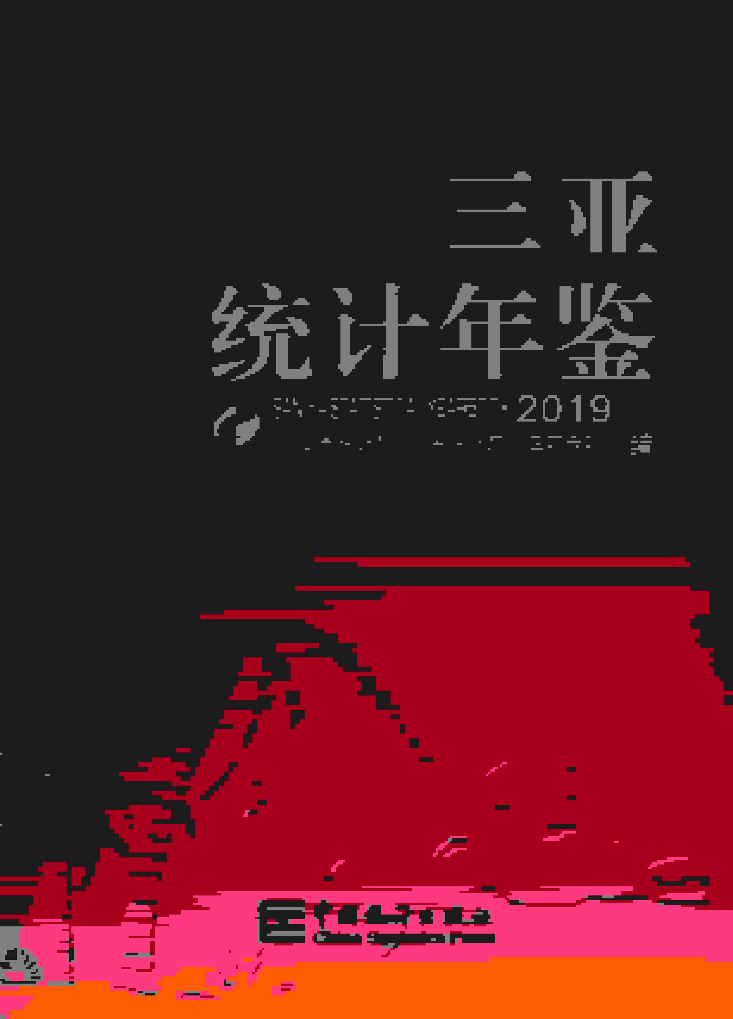 2019年三亚统计年鉴封面