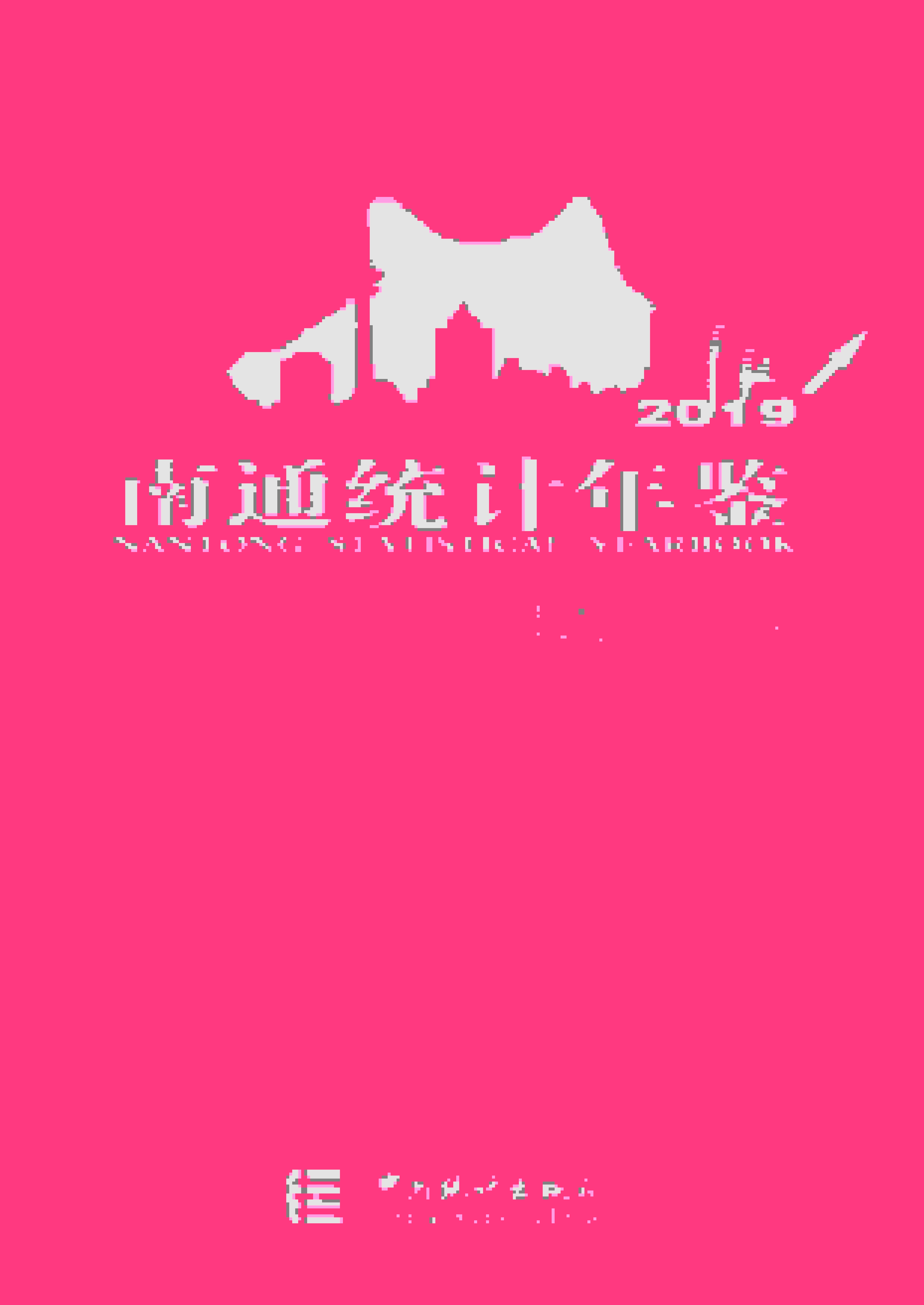 2019年南通统计年鉴封面