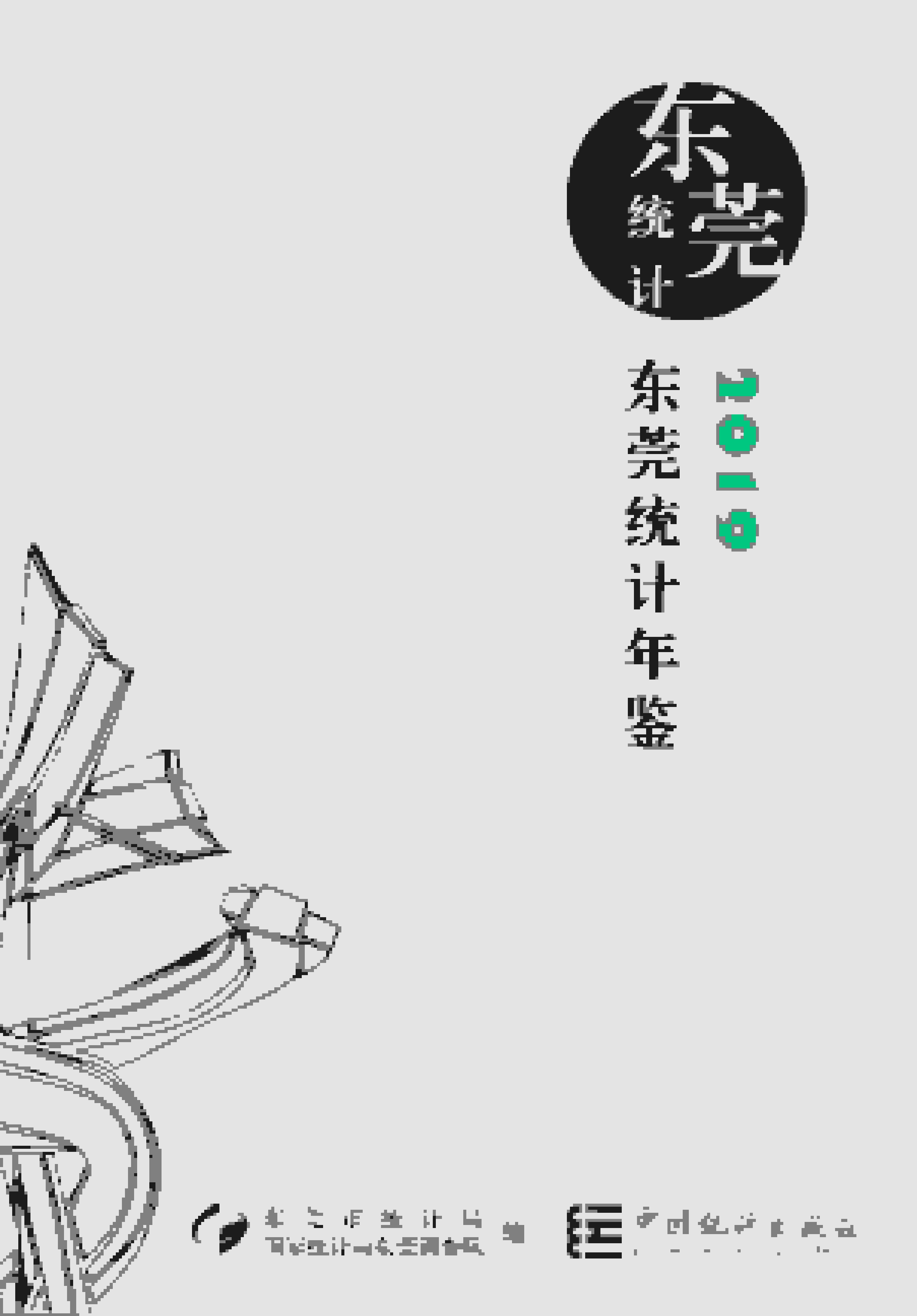 2019年东莞统计年鉴封面