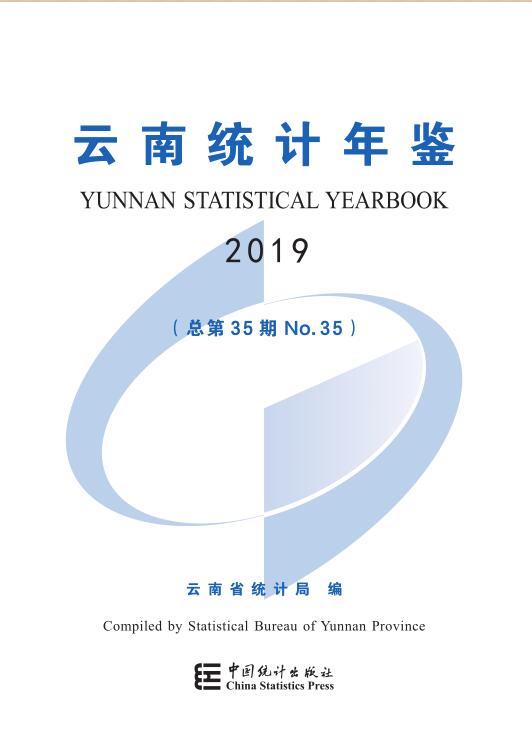 2019年云南统计年鉴封面