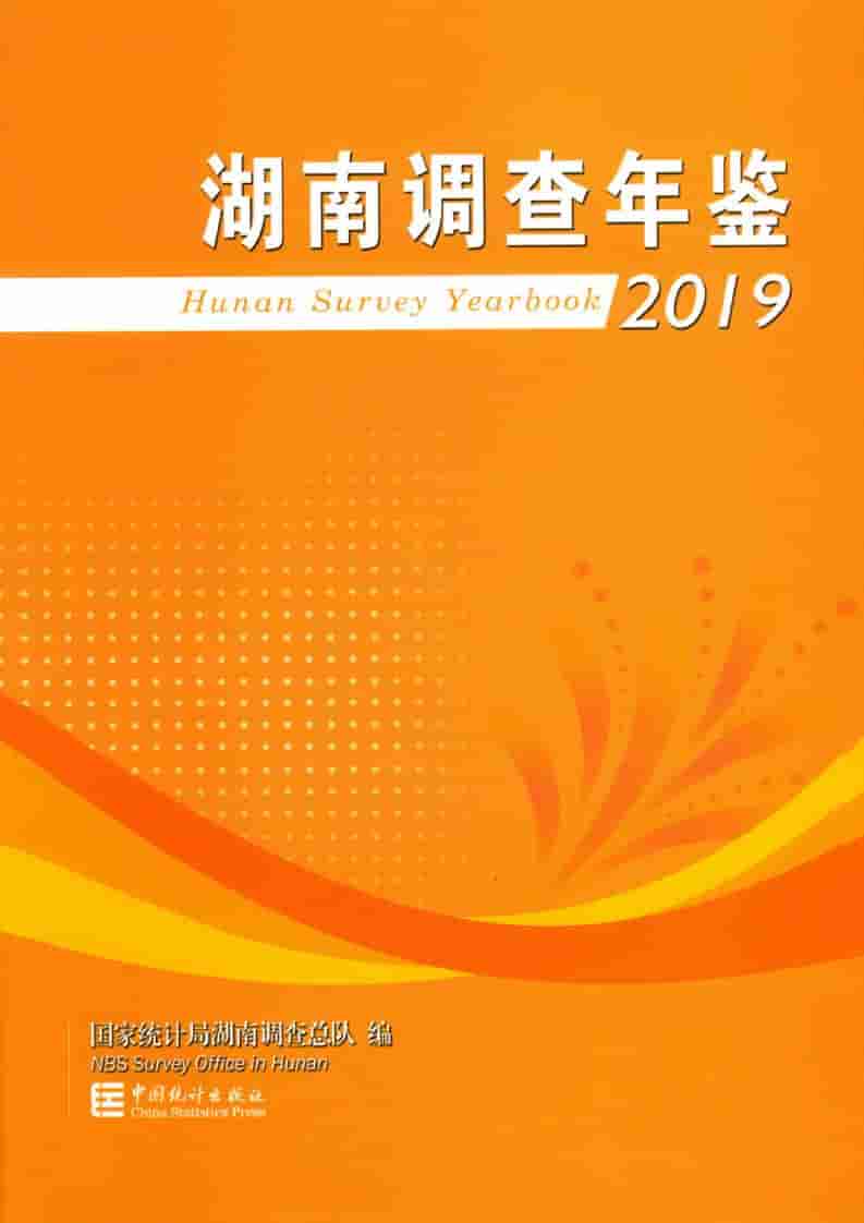 2019年湖南调查年鉴封面