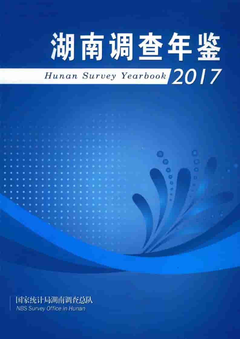 2017年湖南调查年鉴封面