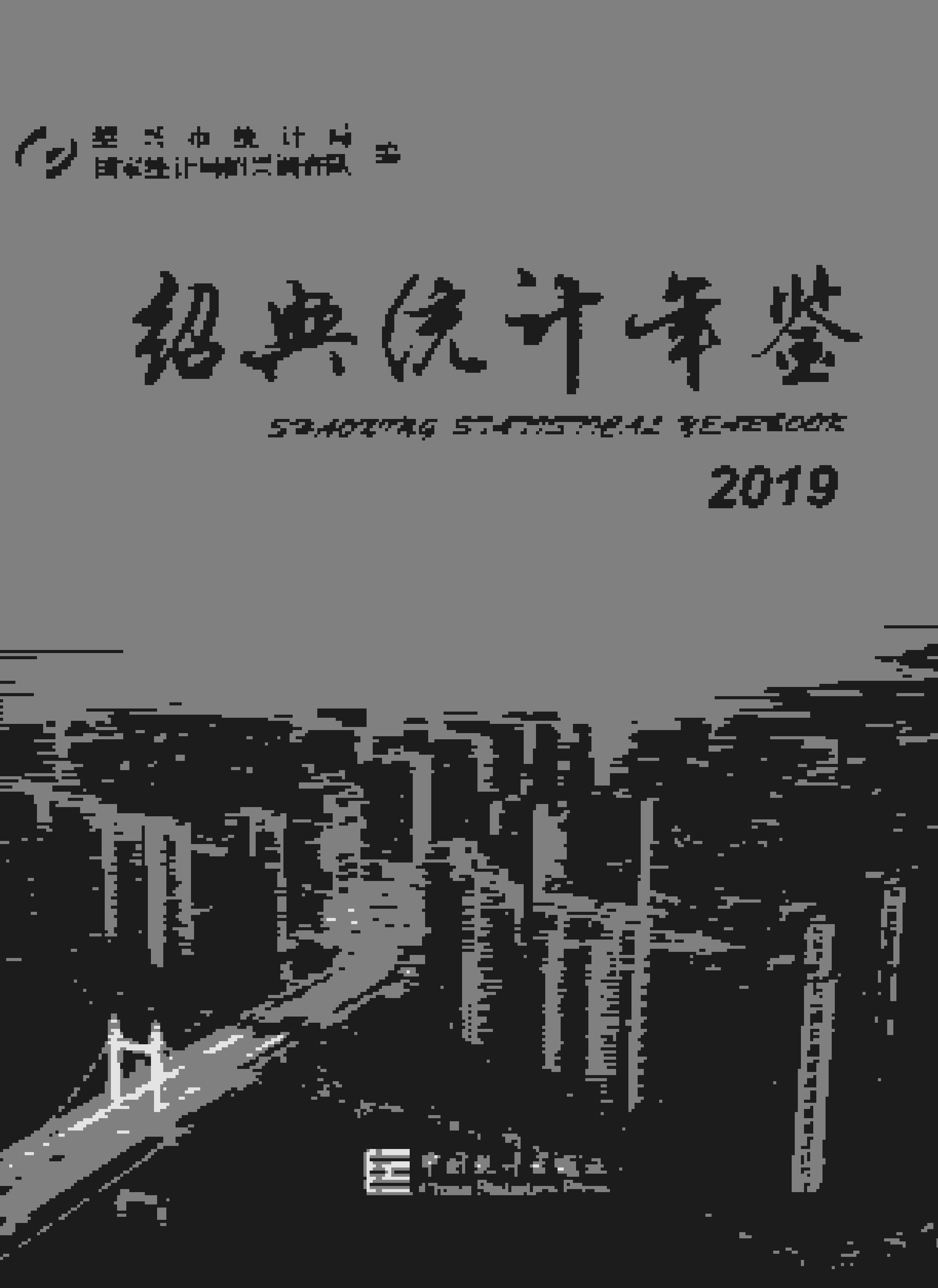 2019年绍兴统计年鉴封面