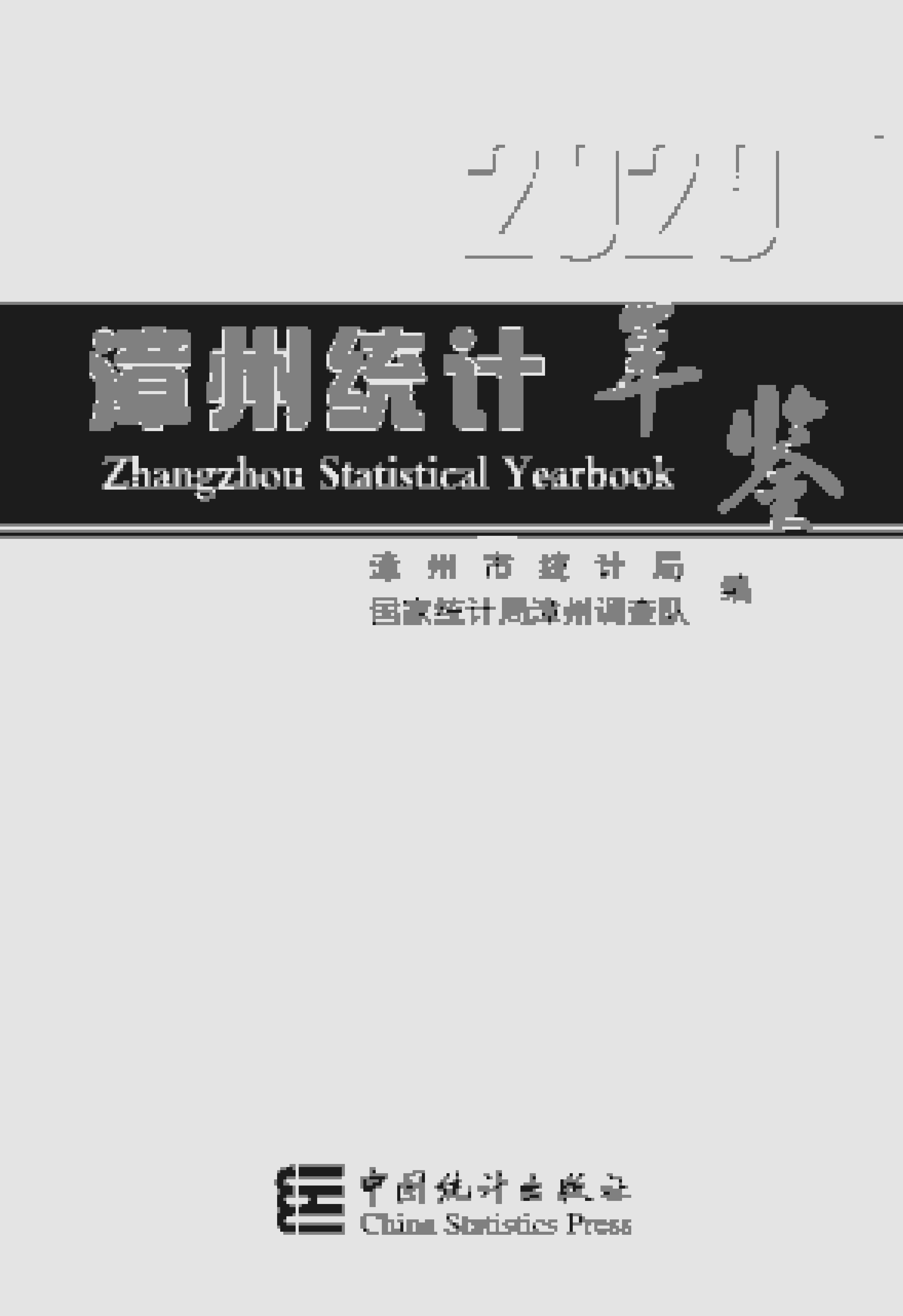2020年漳州统计年鉴封面