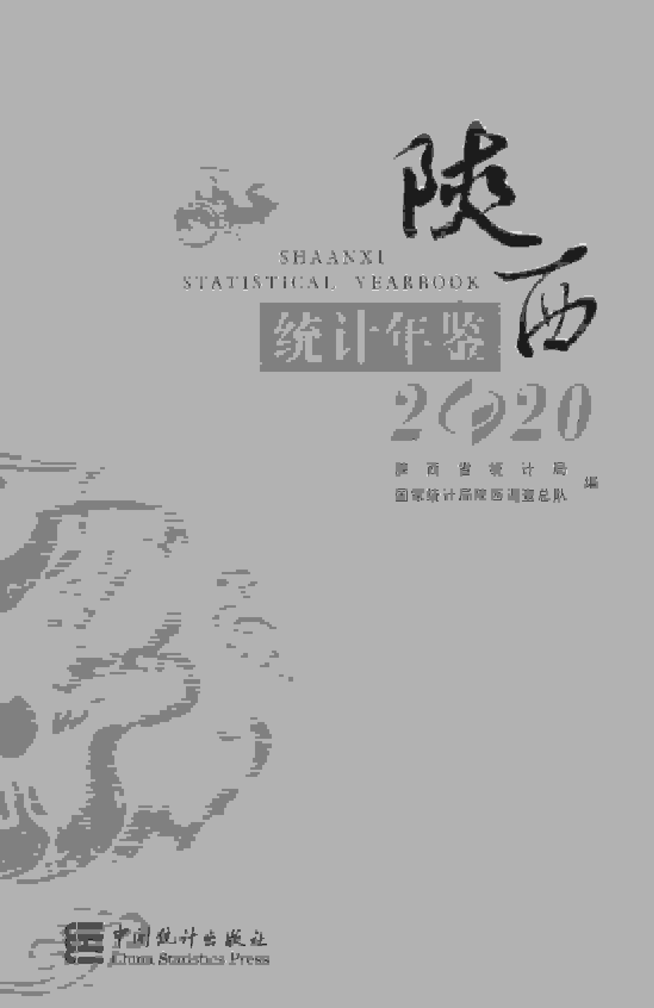 2020年陕西统计年鉴封面