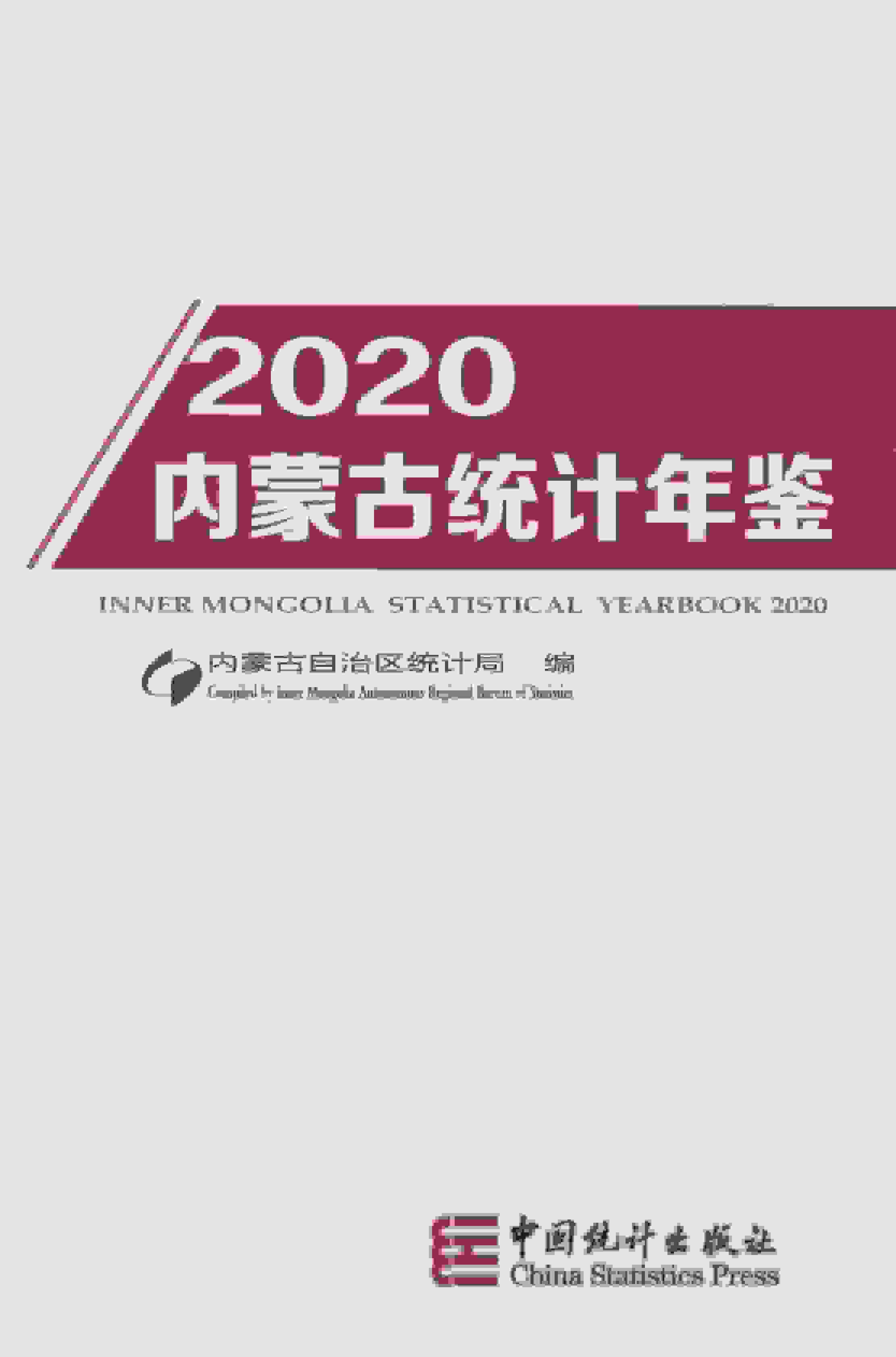 2020年内蒙古统计年鉴封面