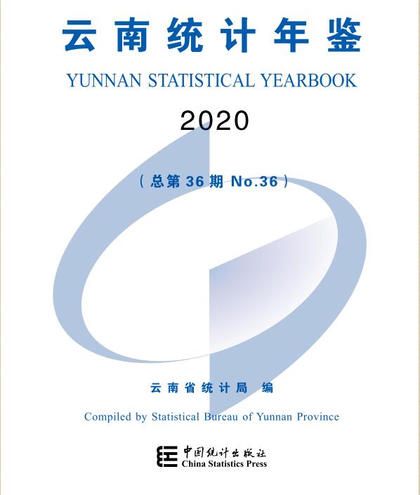 2020年云南统计年鉴封面