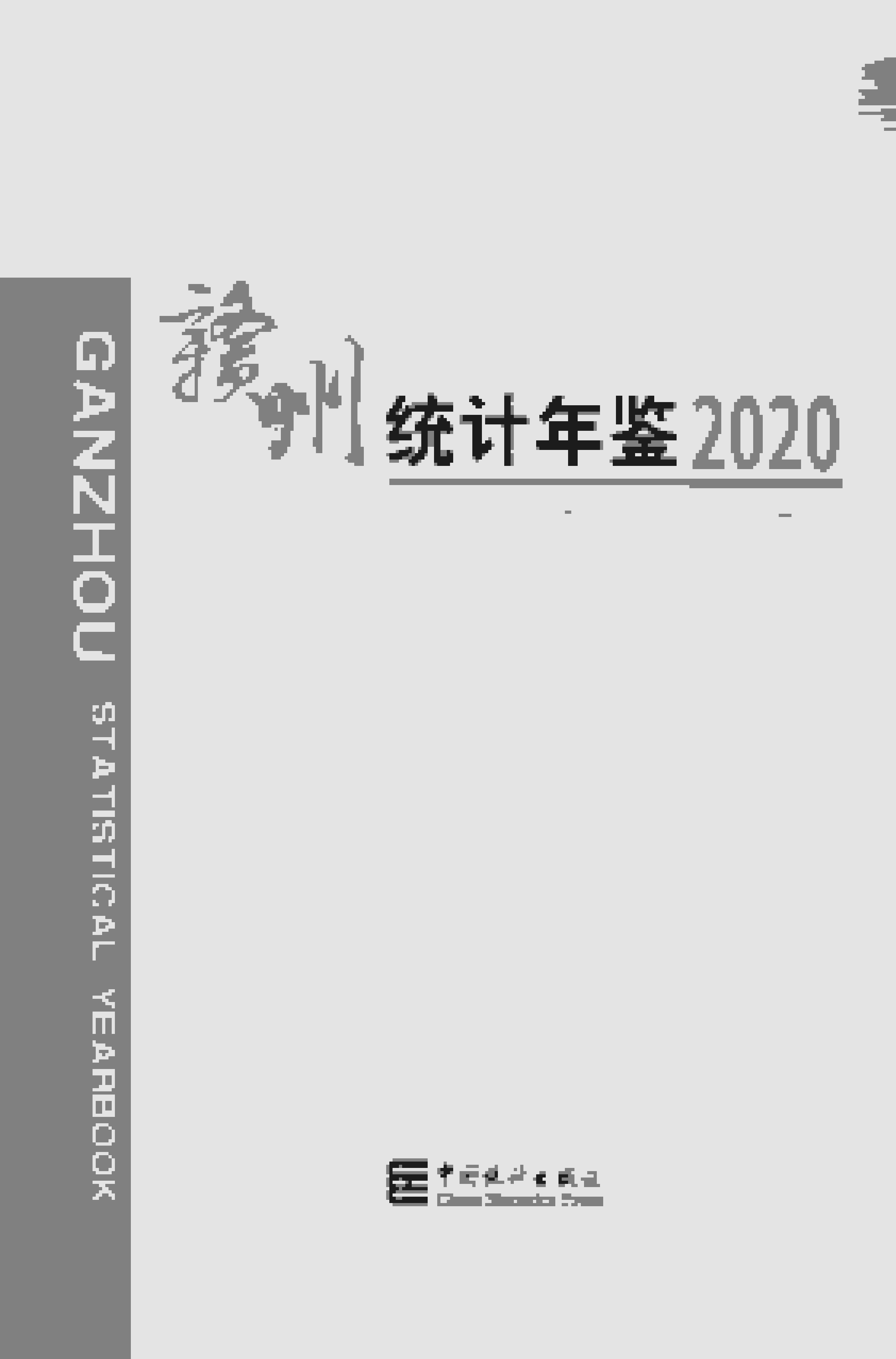 2020年赣州统计年鉴封面