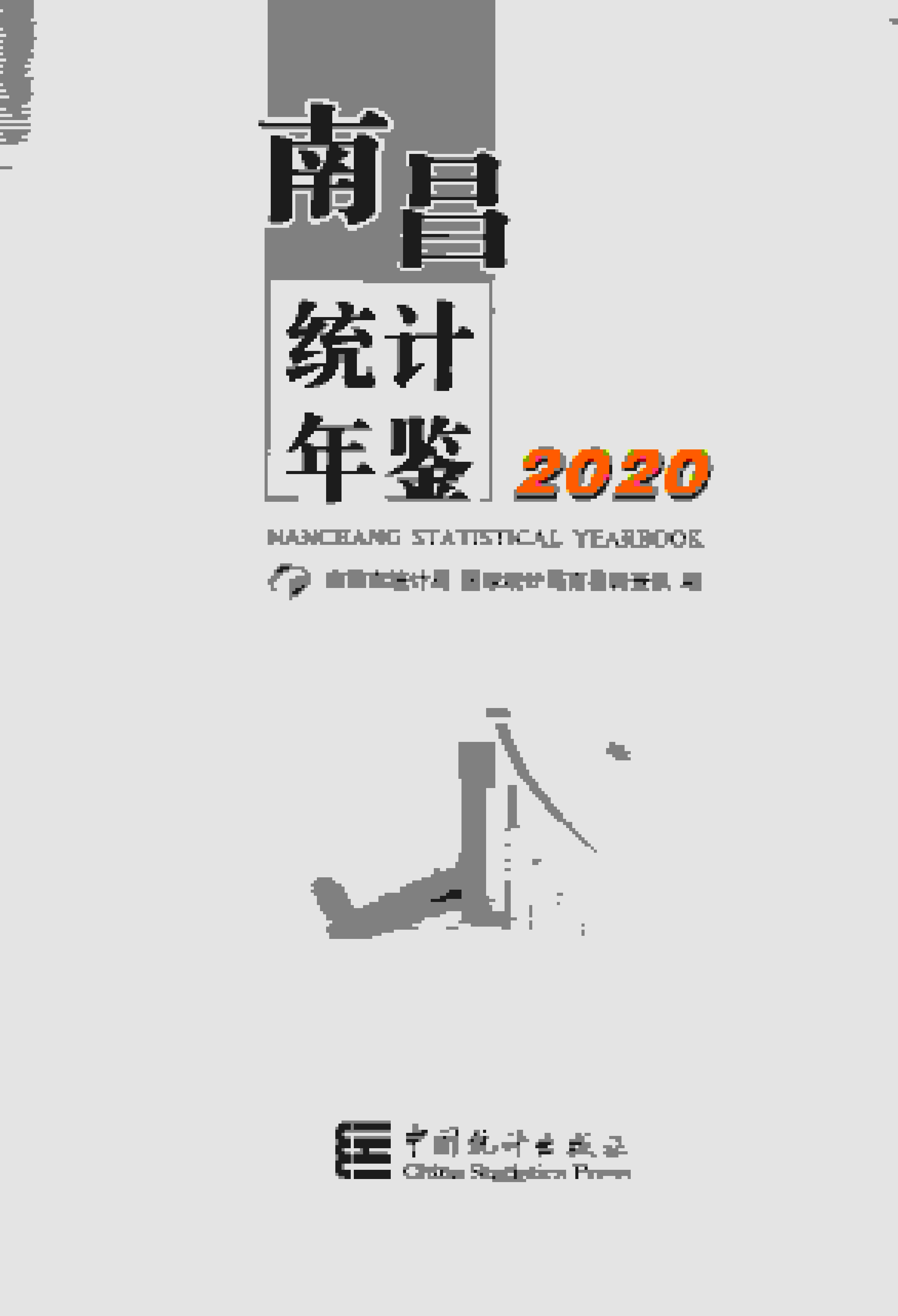 2020年南昌统计年鉴封面