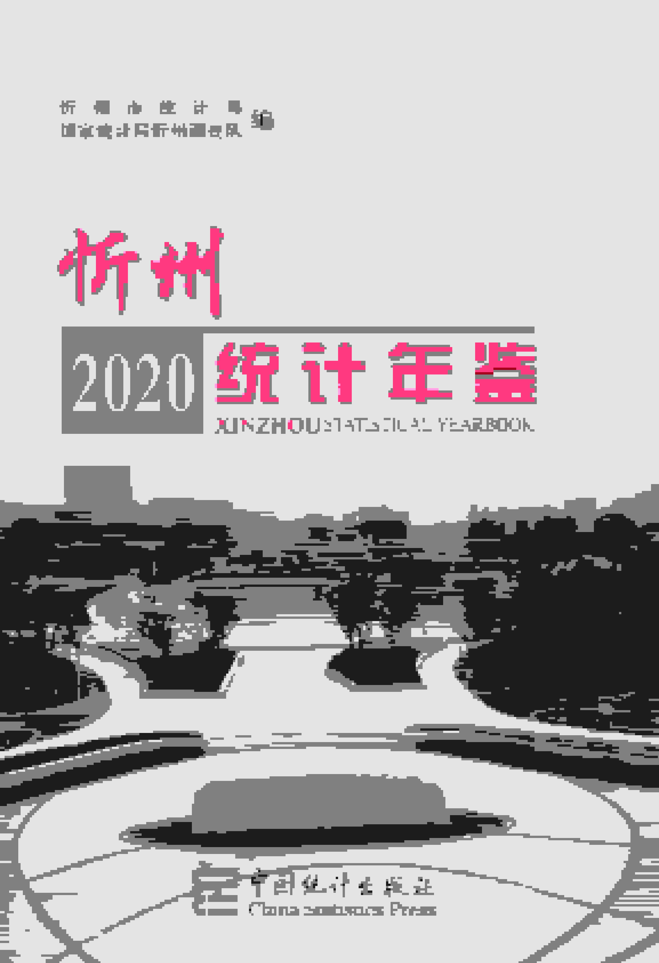 2020年忻州统计年鉴封面