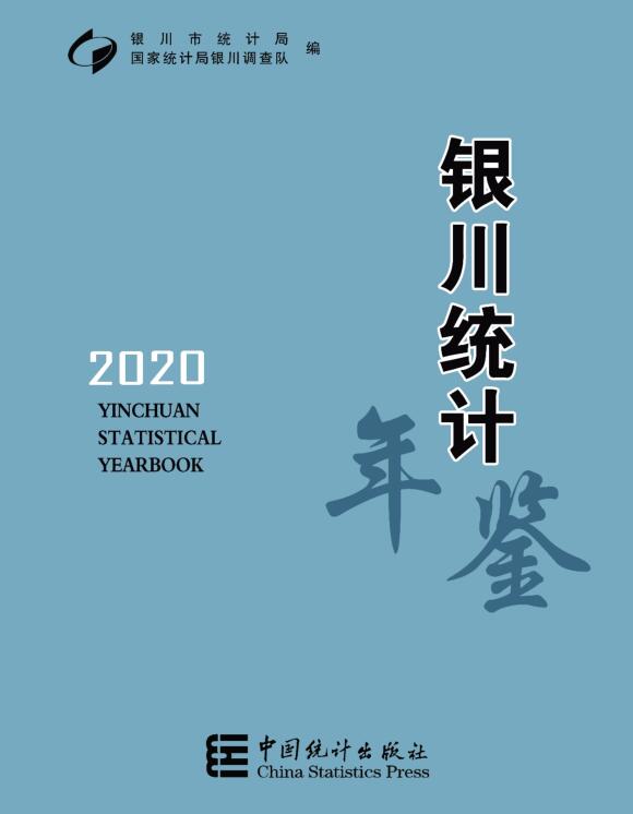 2020年银川统计年鉴封面