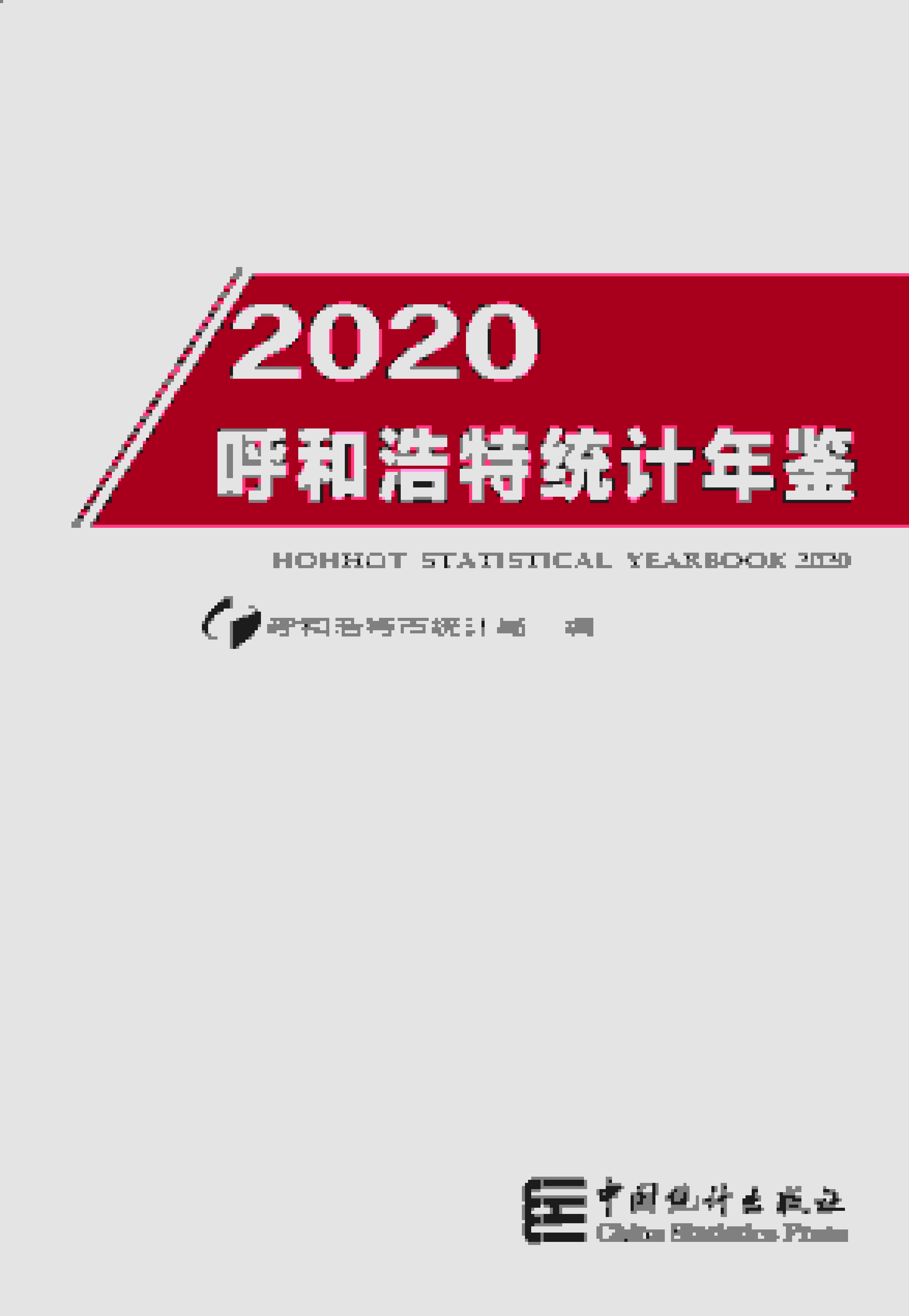 2020年呼和浩特经济统计年鉴封面