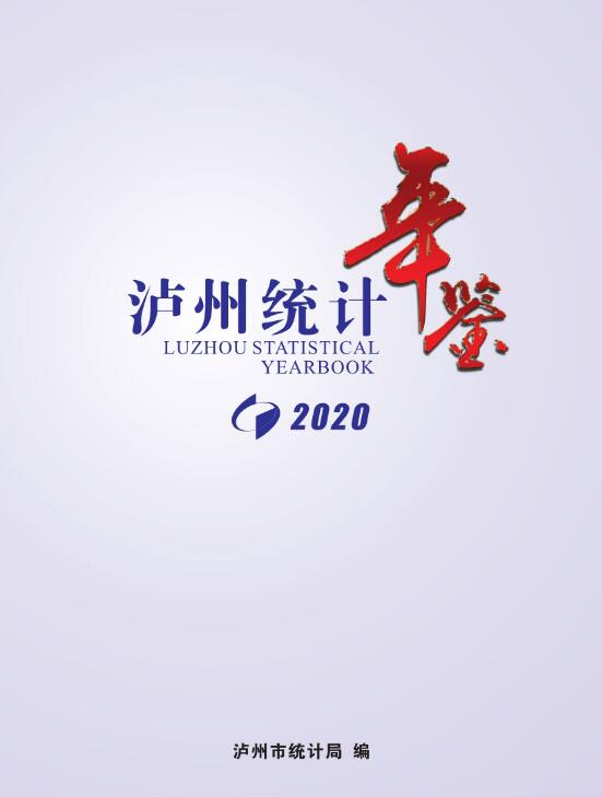 2020年泸州统计年鉴封面