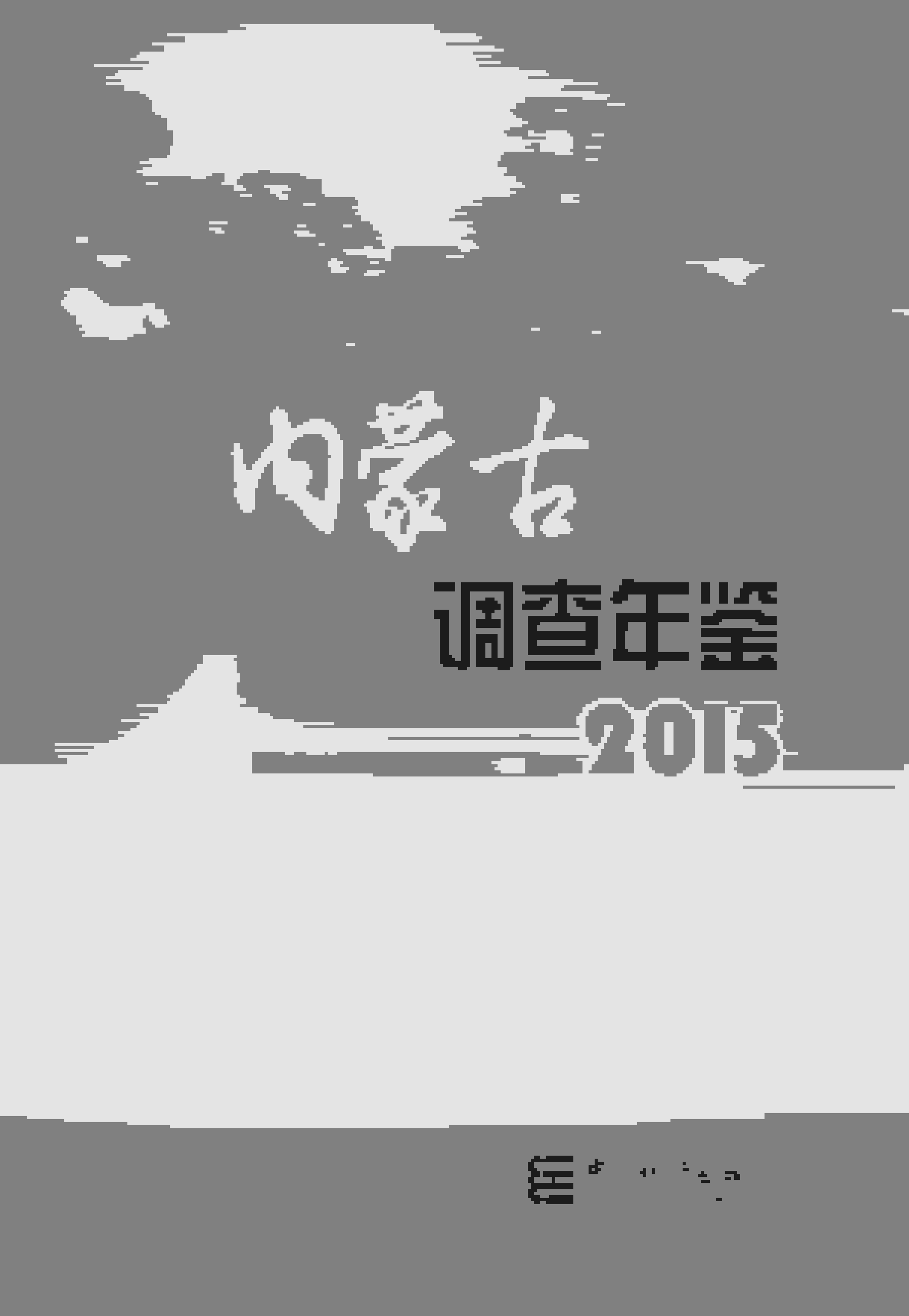 2015年内蒙古调查年鉴封面