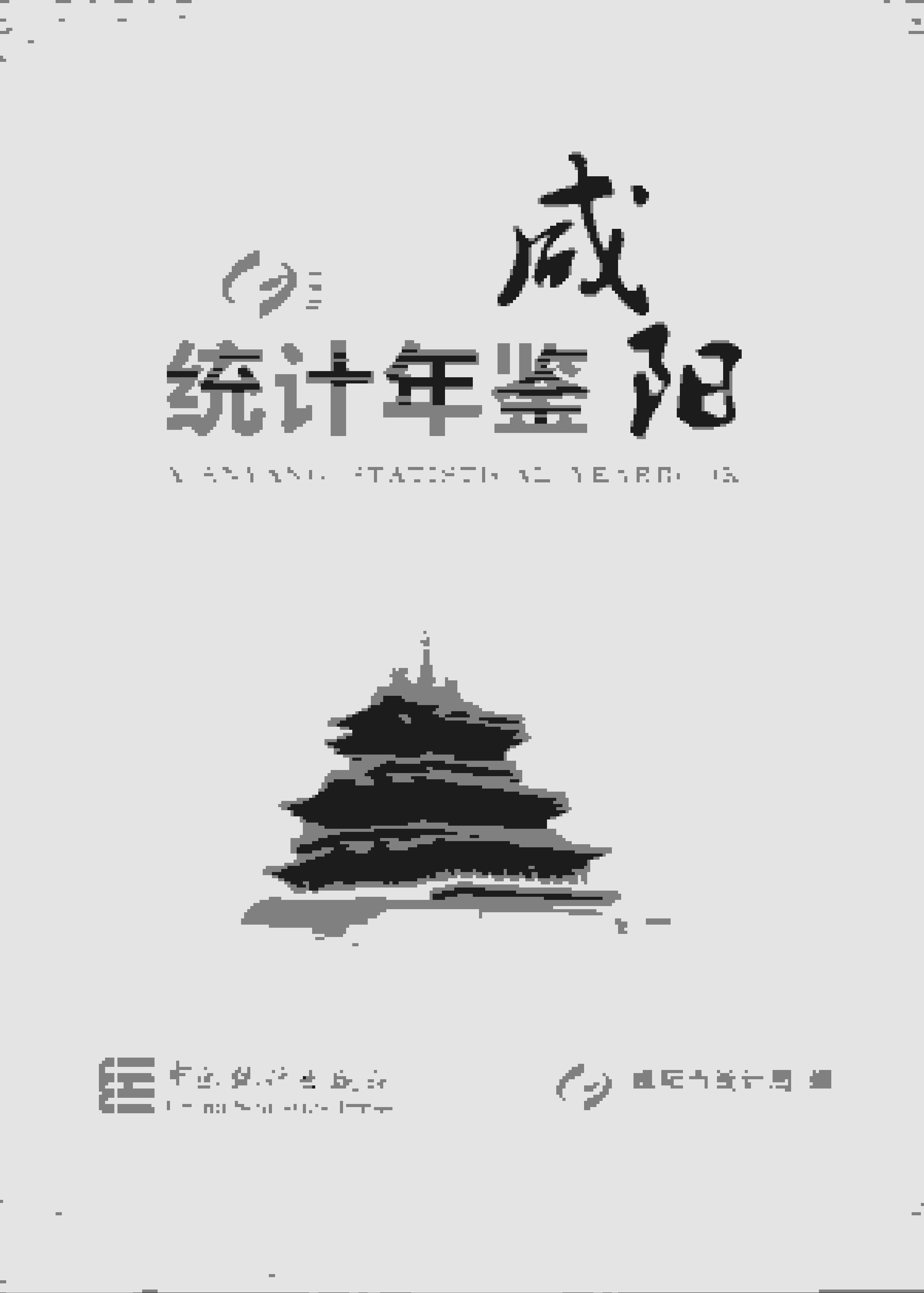 2019年咸阳统计年鉴封面