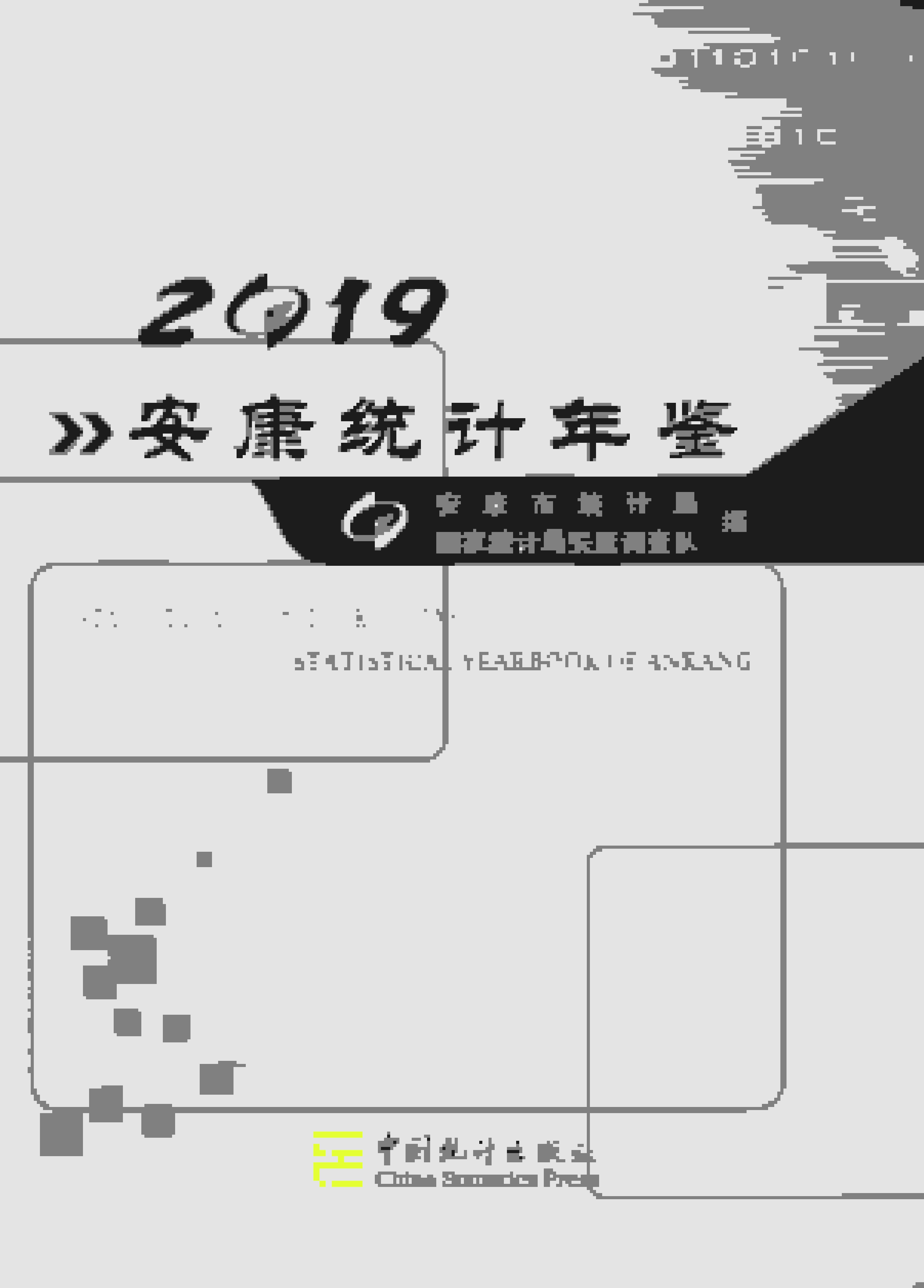 2019年安康统计年鉴封面