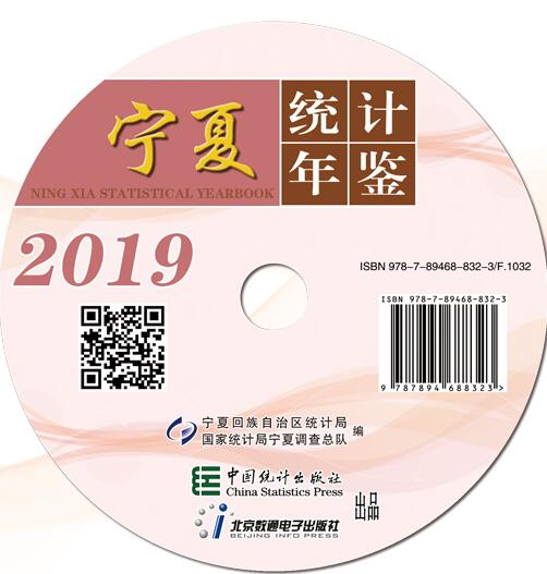 2019年宁夏统计年鉴封面