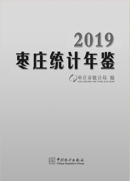 2019年枣庄统计年鉴封面