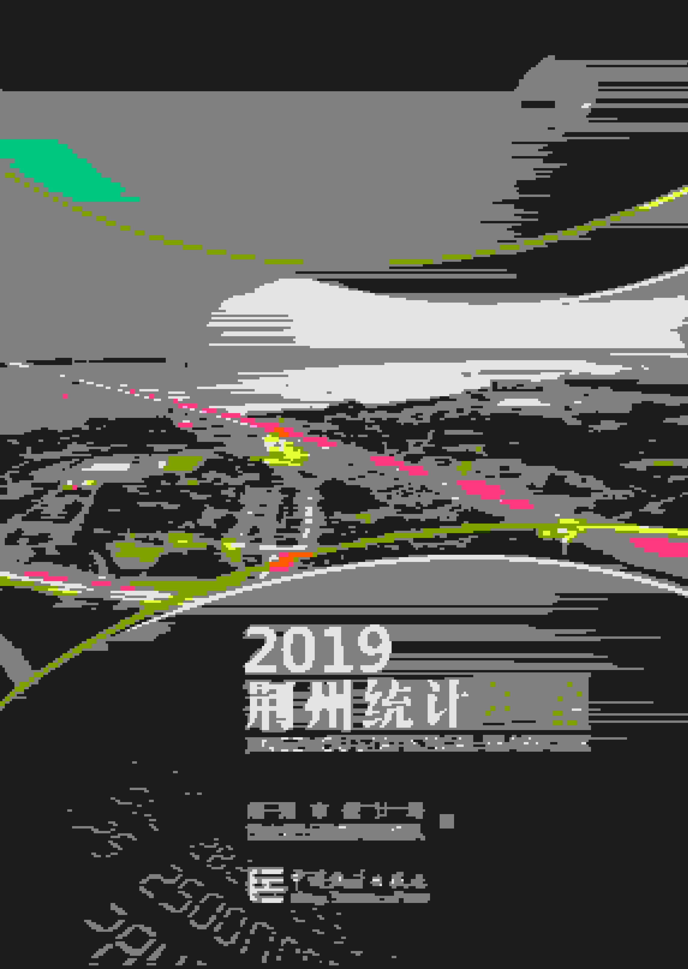 2019年荆州统计年鉴封面