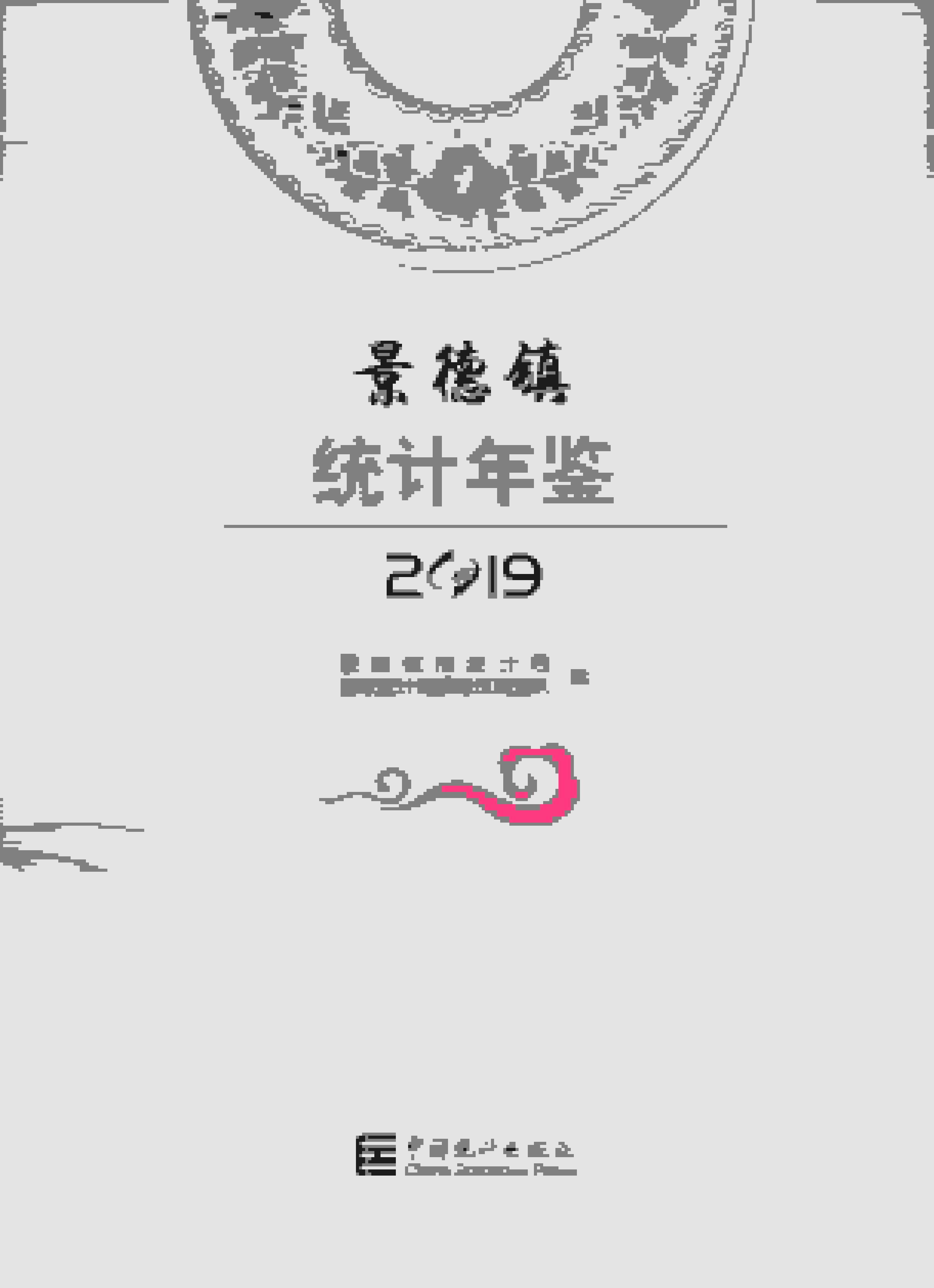 2019年景德镇统计年鉴封面