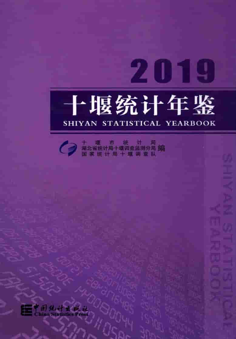 2019年十堰统计年鉴封面