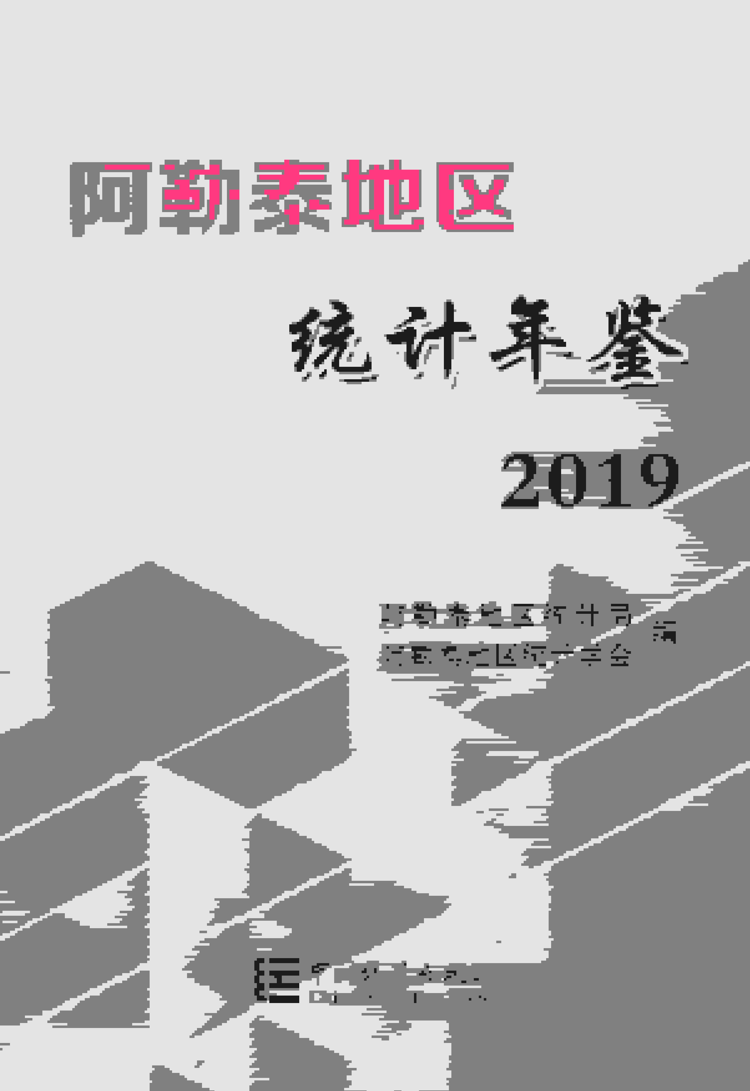 2019年阿勒泰地区统计年鉴封面