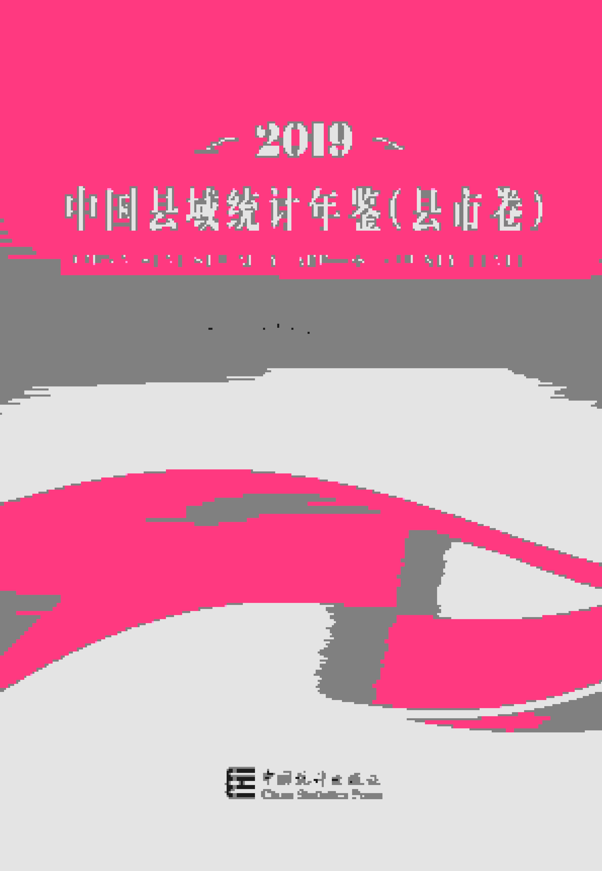 2019年中国县域统计年鉴封面